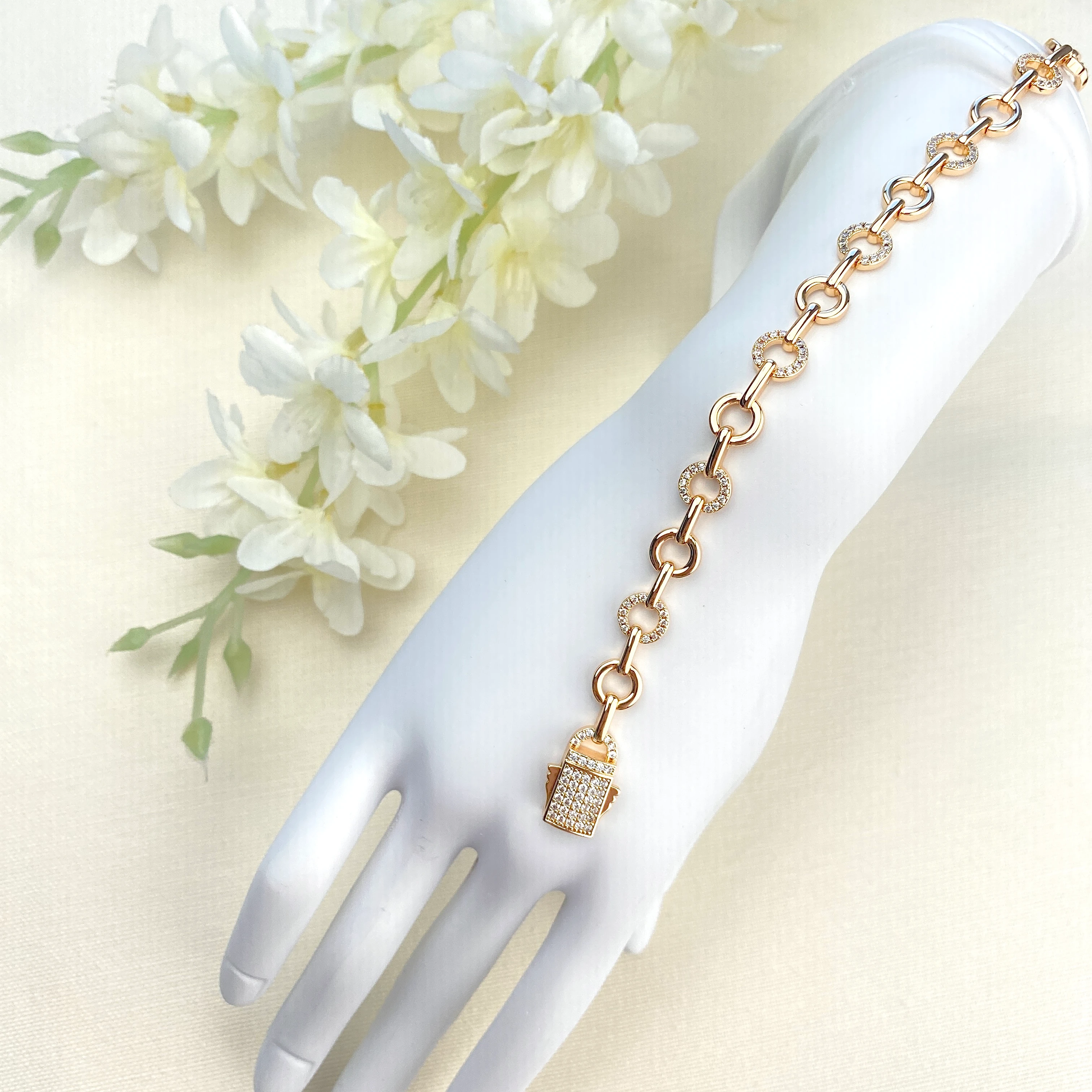 Gurmet Bileklik Kuyumcu Model Çelik Kararmaz Xuping Vip Seri Yüksek Kalite 21cm