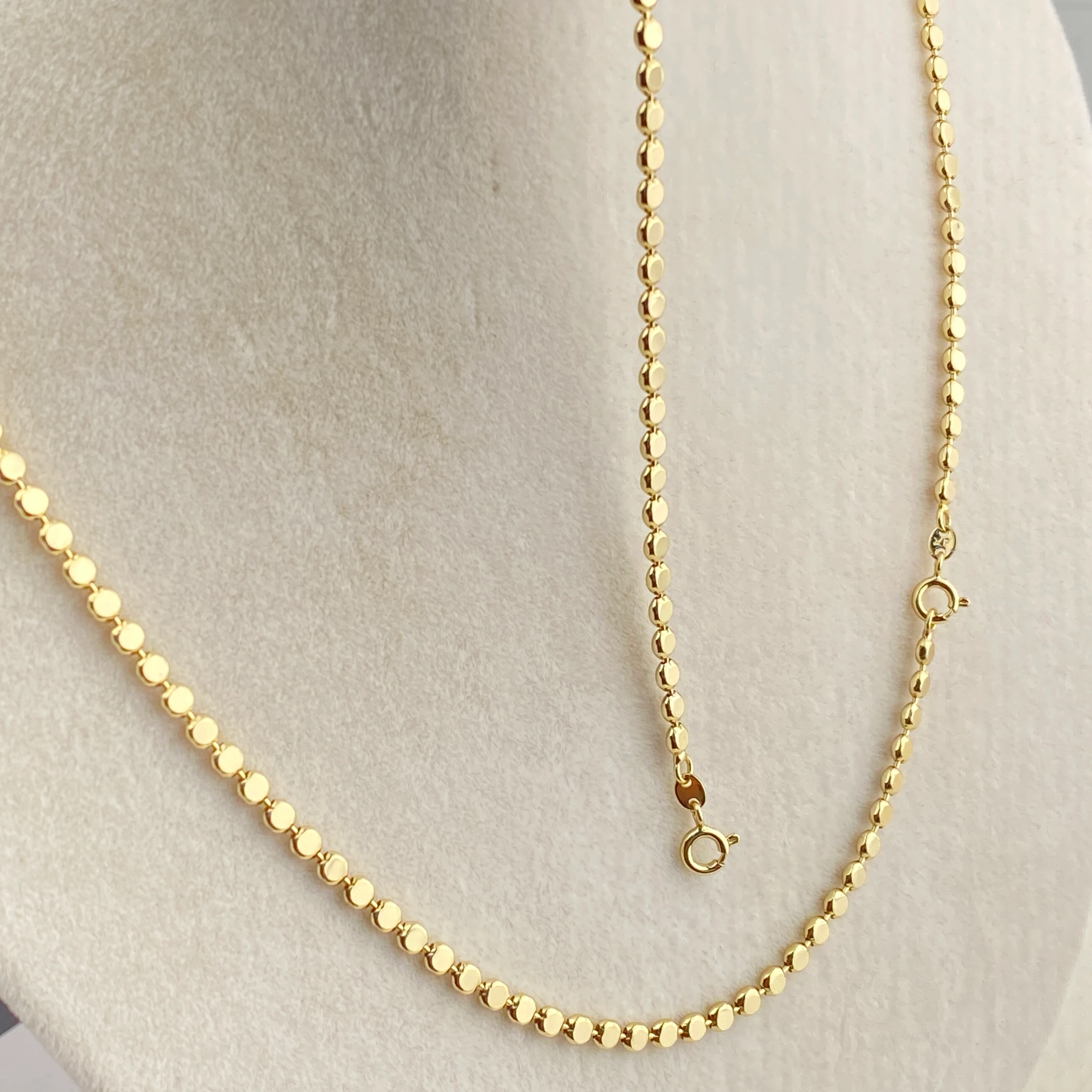 Dorika Bileklik Kolye Seti Ezme Topcuklu Kadın Bileklik Kolye Seti Kararmaz Xuping 14 Ayar