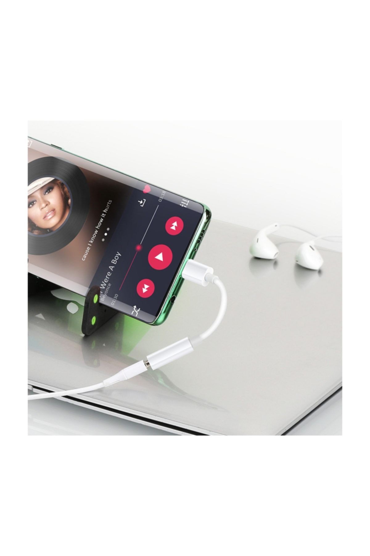 Type-c To Aux 3.5mm Kulaklık Çevirici Dönüştürücü Adaptör