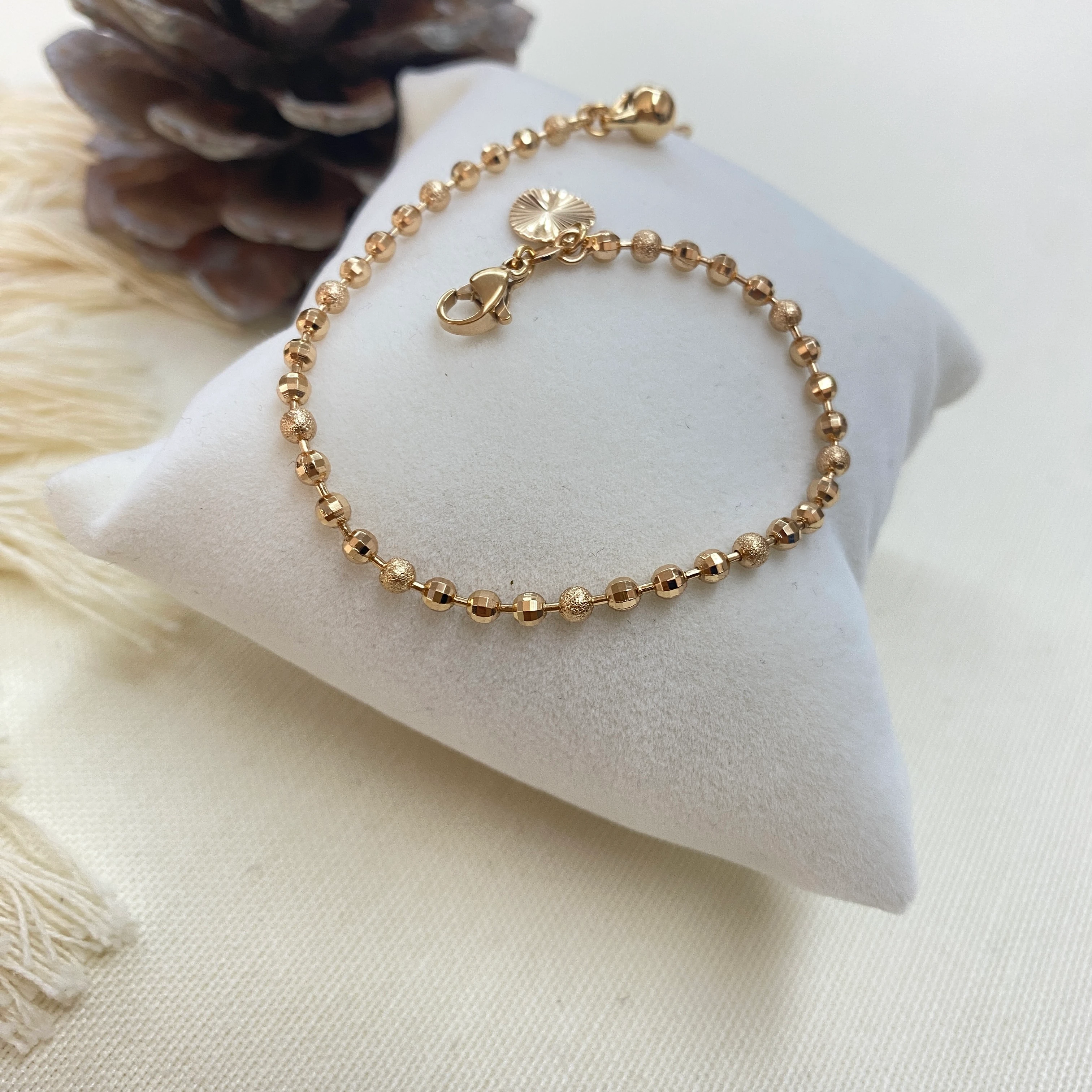 Dorika Bileklik Topcuklu Model Zincir Çelik Kararmaz Xuping Vip Seri Yüksek Kalite