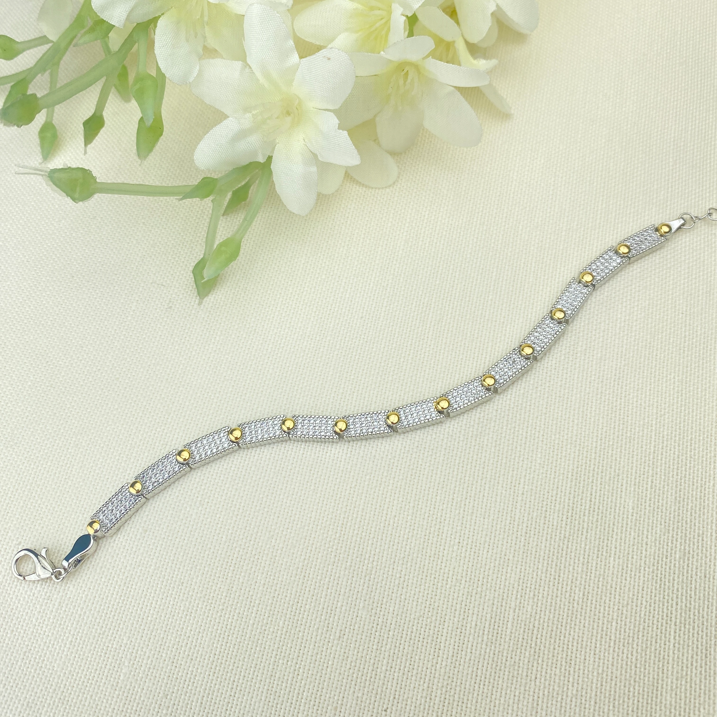 Kadın Bileklik Full Zirkon Kuyumcu Model Yüksek Kalite