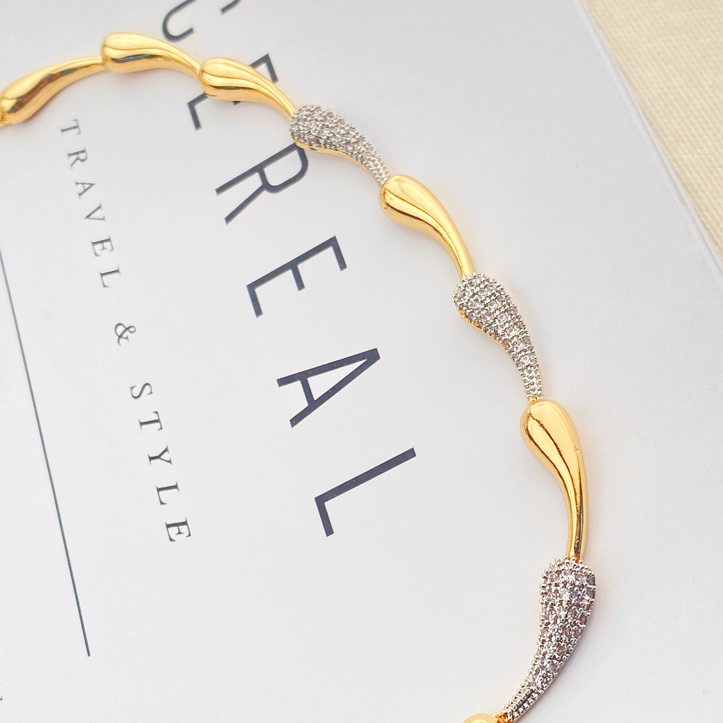 Damla Kolye Sıralı Damla Botte Kolye 40 cm Gold Gümüş