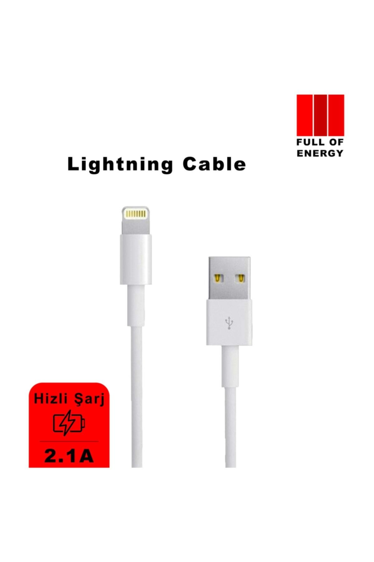 Apple Iphone Usb Lightning Data Ve Şarj Kablosu 1 Metre 2.1a