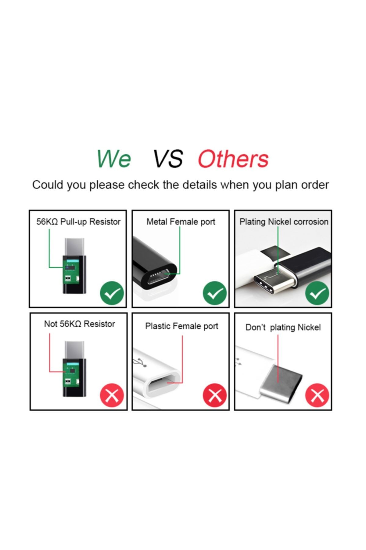 Micro Usb To Type-c 3.1 Dönüştürücü Çevirici Şarj Adaptörü Siyah