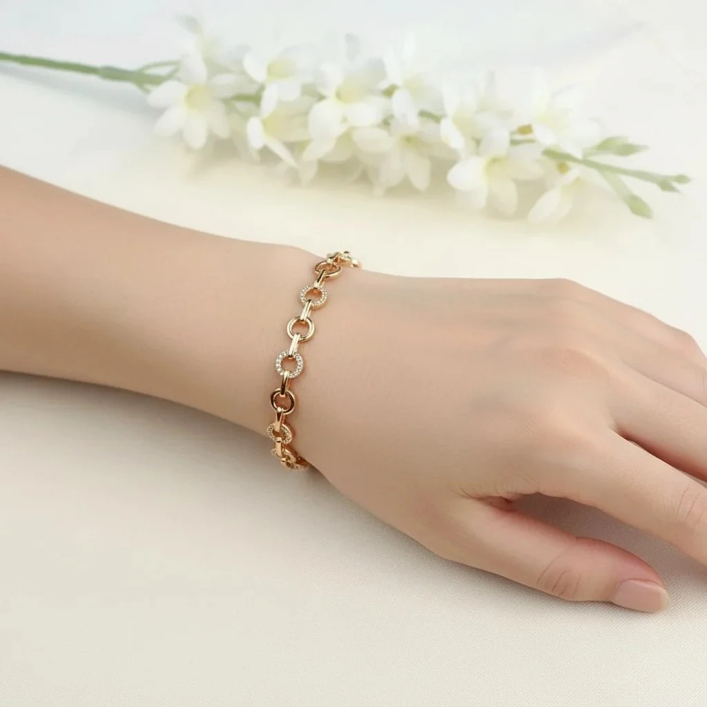 Gurmet Bileklik Kuyumcu Model Çelik Kararmaz Xuping Vip Seri Yüksek Kalite 21cm