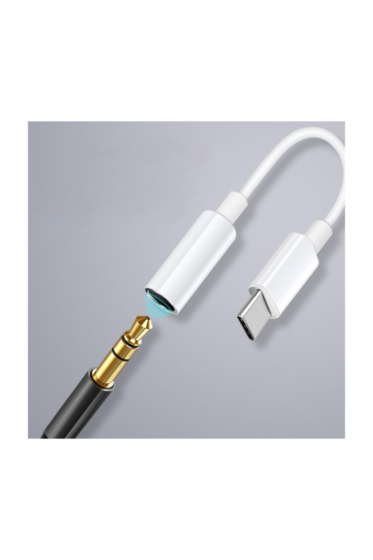 Type-c To Aux 3.5mm Kulaklık Çevirici Dönüştürücü Adaptör