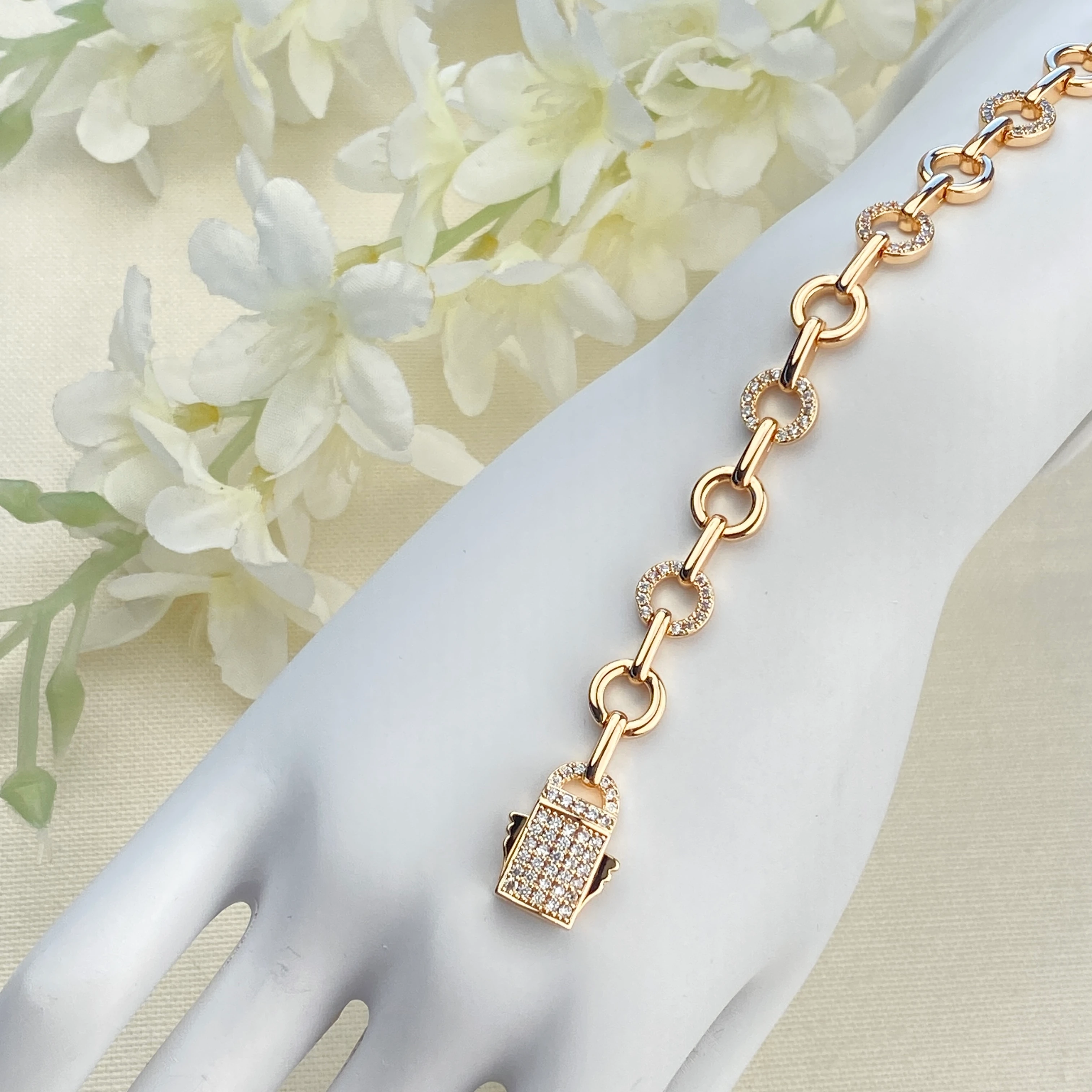 Gurmet Bileklik Kuyumcu Model Çelik Kararmaz Xuping Vip Seri Yüksek Kalite 21cm