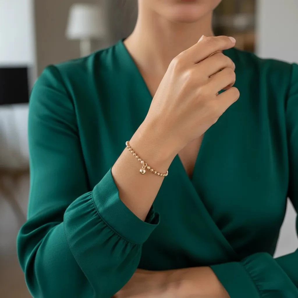 Dorika Bileklik Toplu Zincir Bileklik Kararmaz Xuping Vip Seri 17+3cm