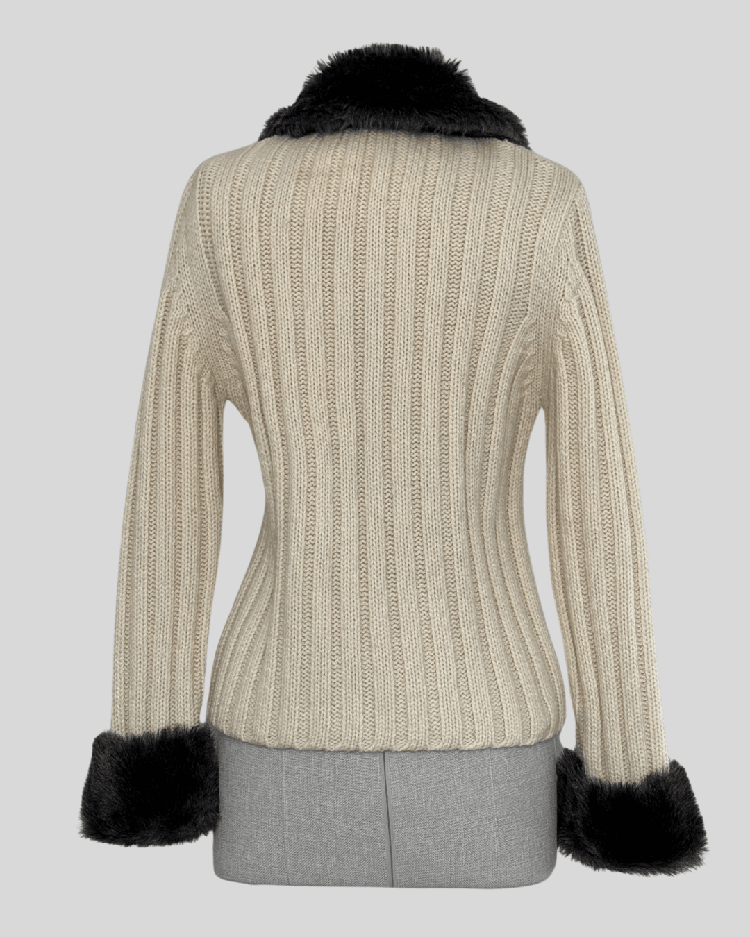 Fur Detailed Cardigan