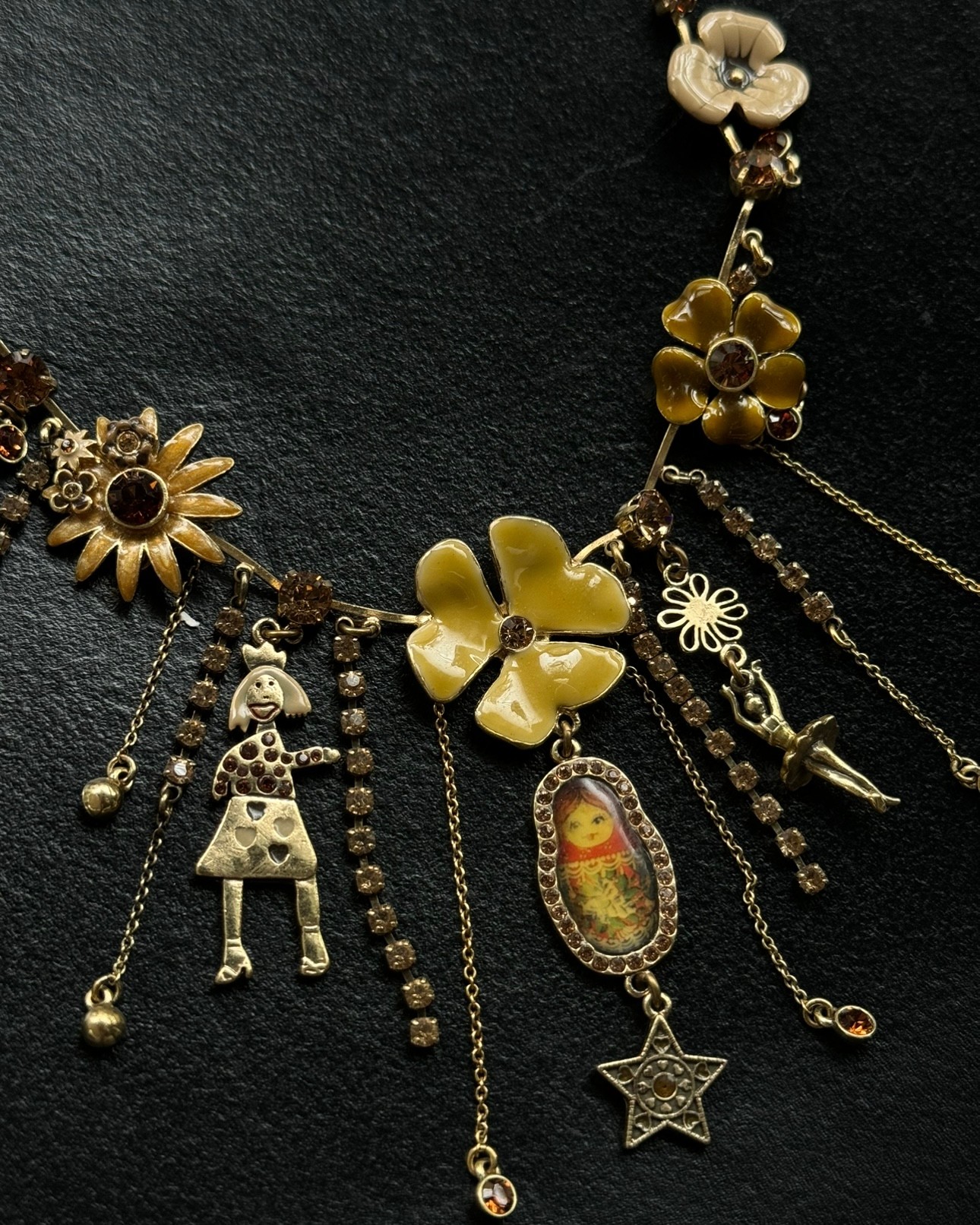 Floral Gold Necklace