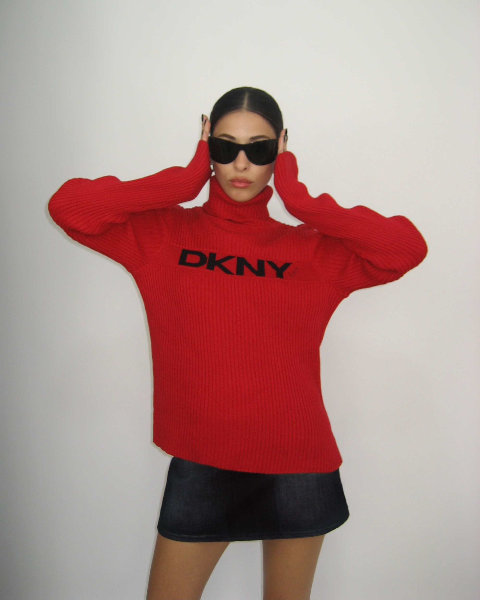 DKNY Red Sweater