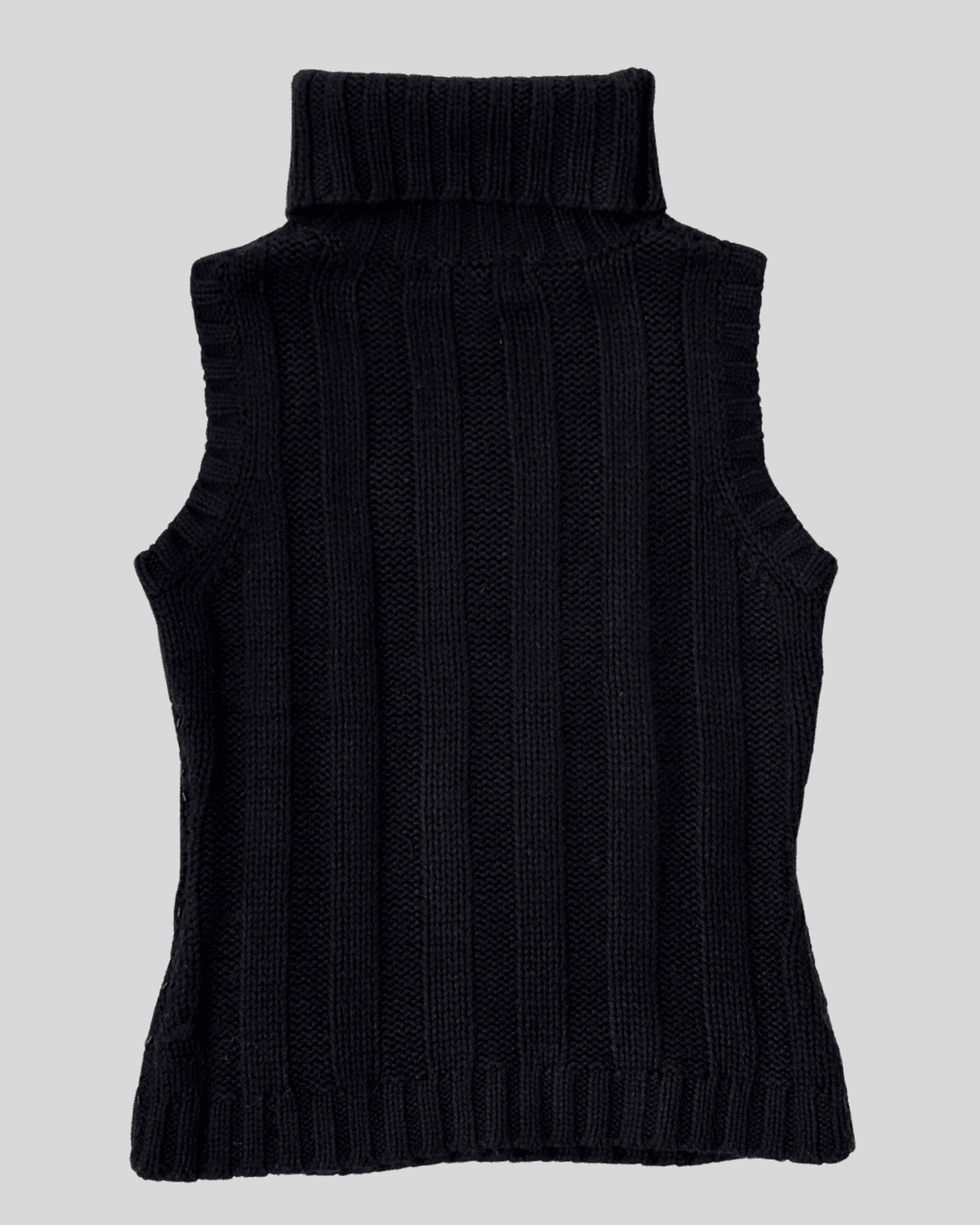 Black Half Sleeve Sweater