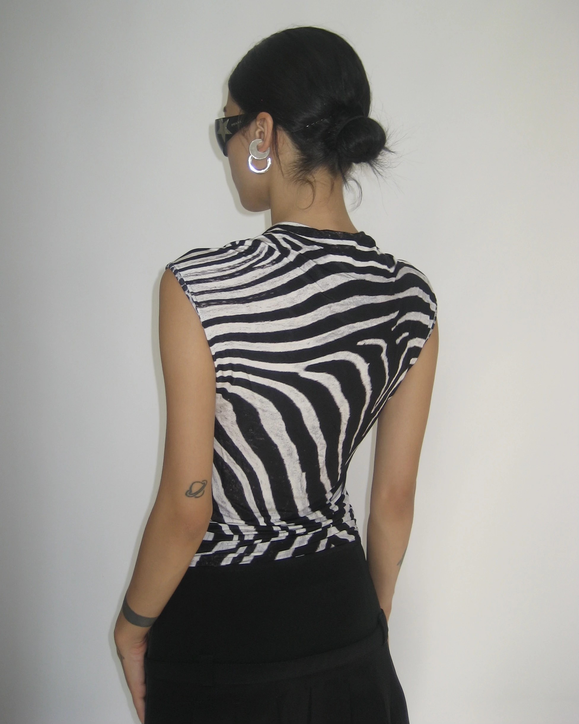 Zebra Print Roberto Cavalli Blouse