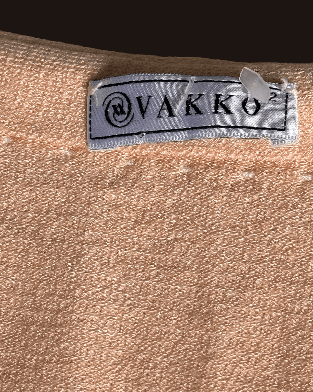 Vakko Knit Salmon Cardigan