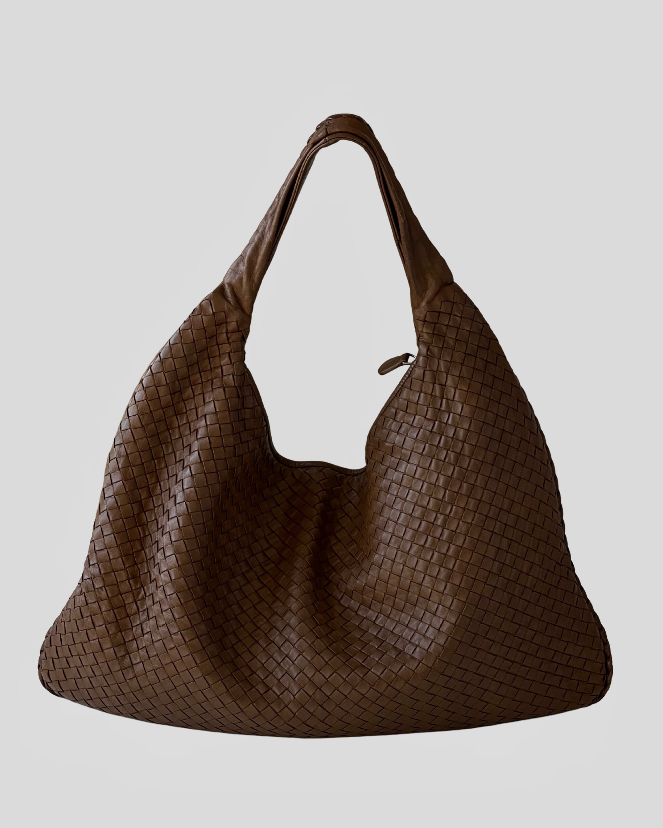 Bottega Veneta Intrecciato Leather Hobo Bag