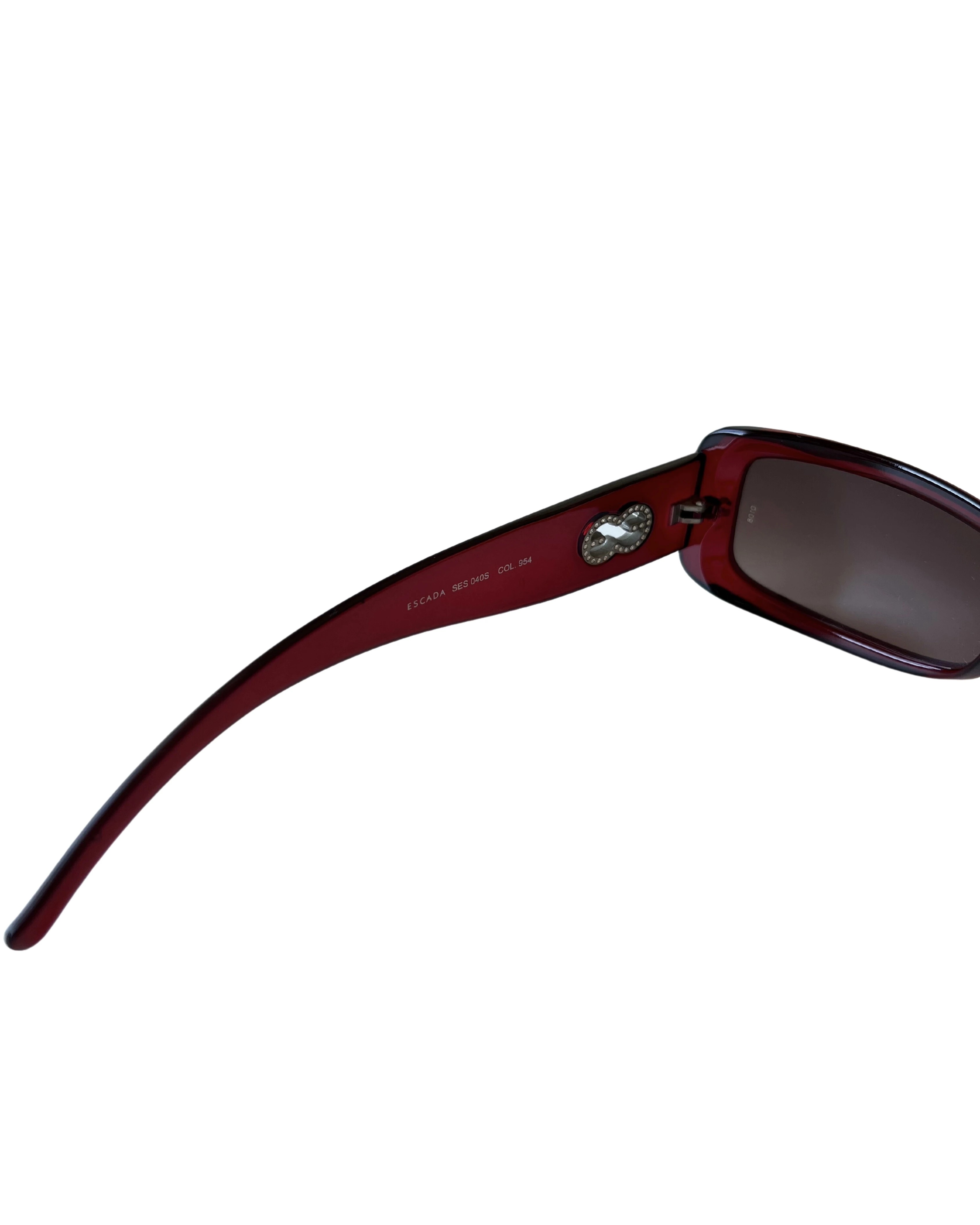 Escada Red Frame Sunglasses