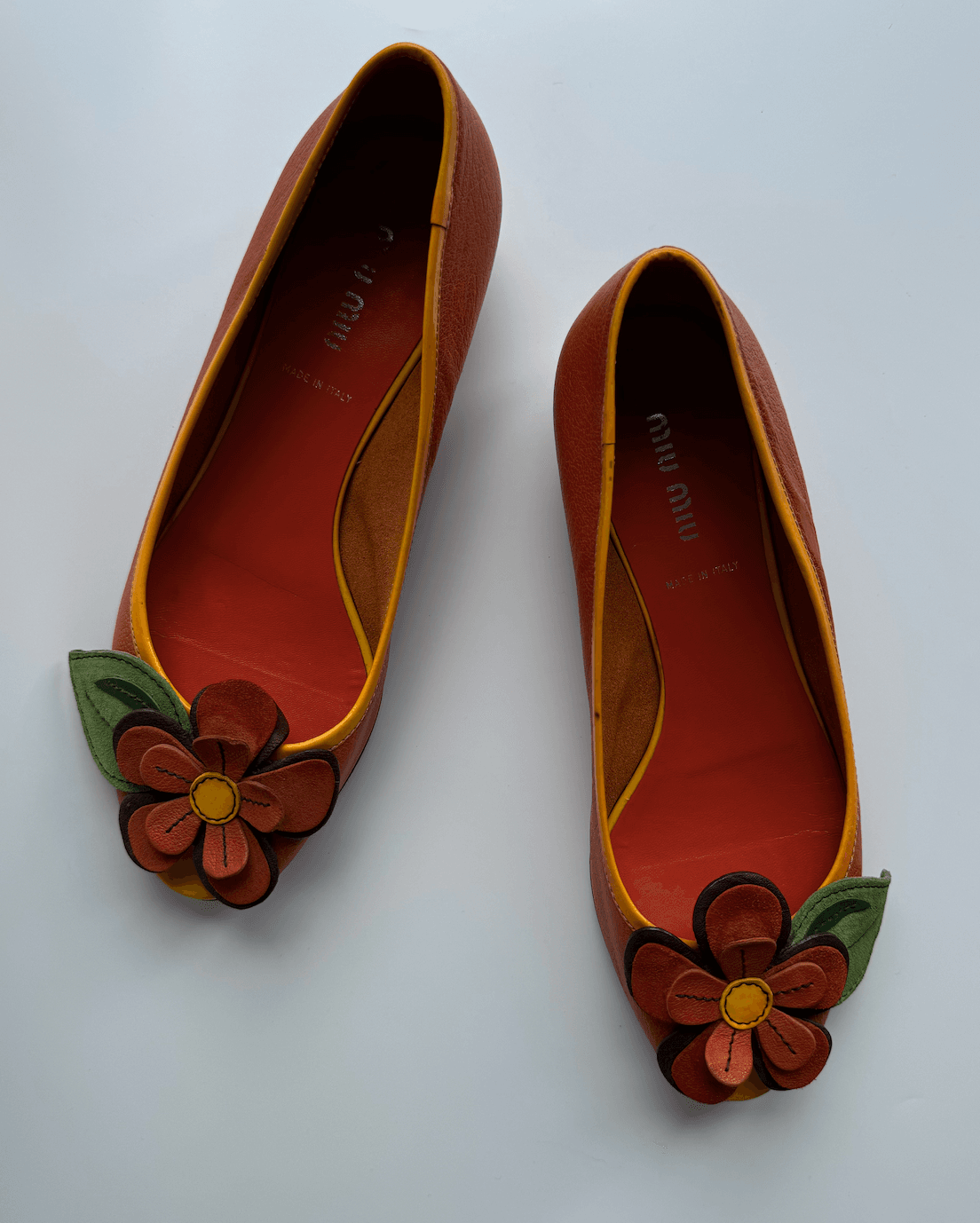 Miu Miu Floral Shoes