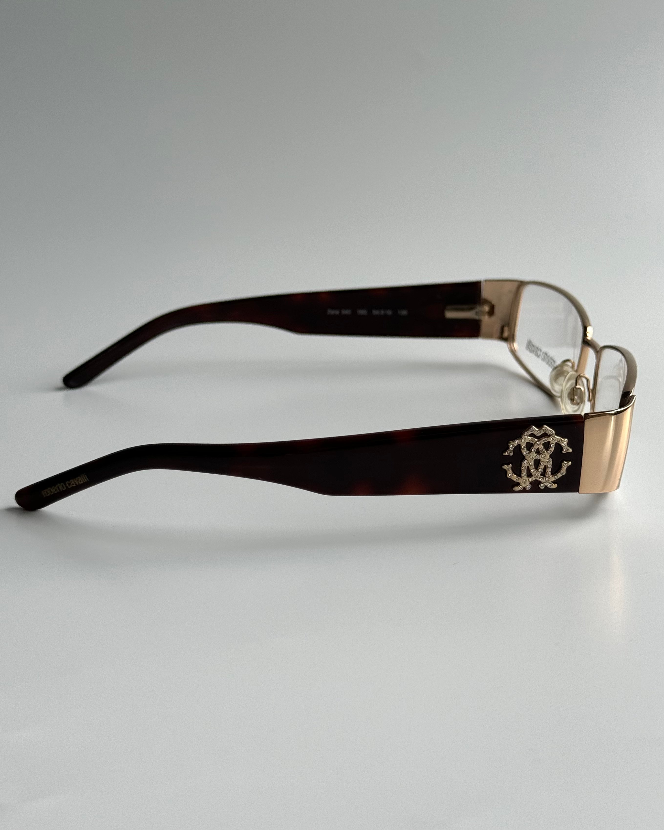 Roberto Cavalli Gold Vintage Glasses