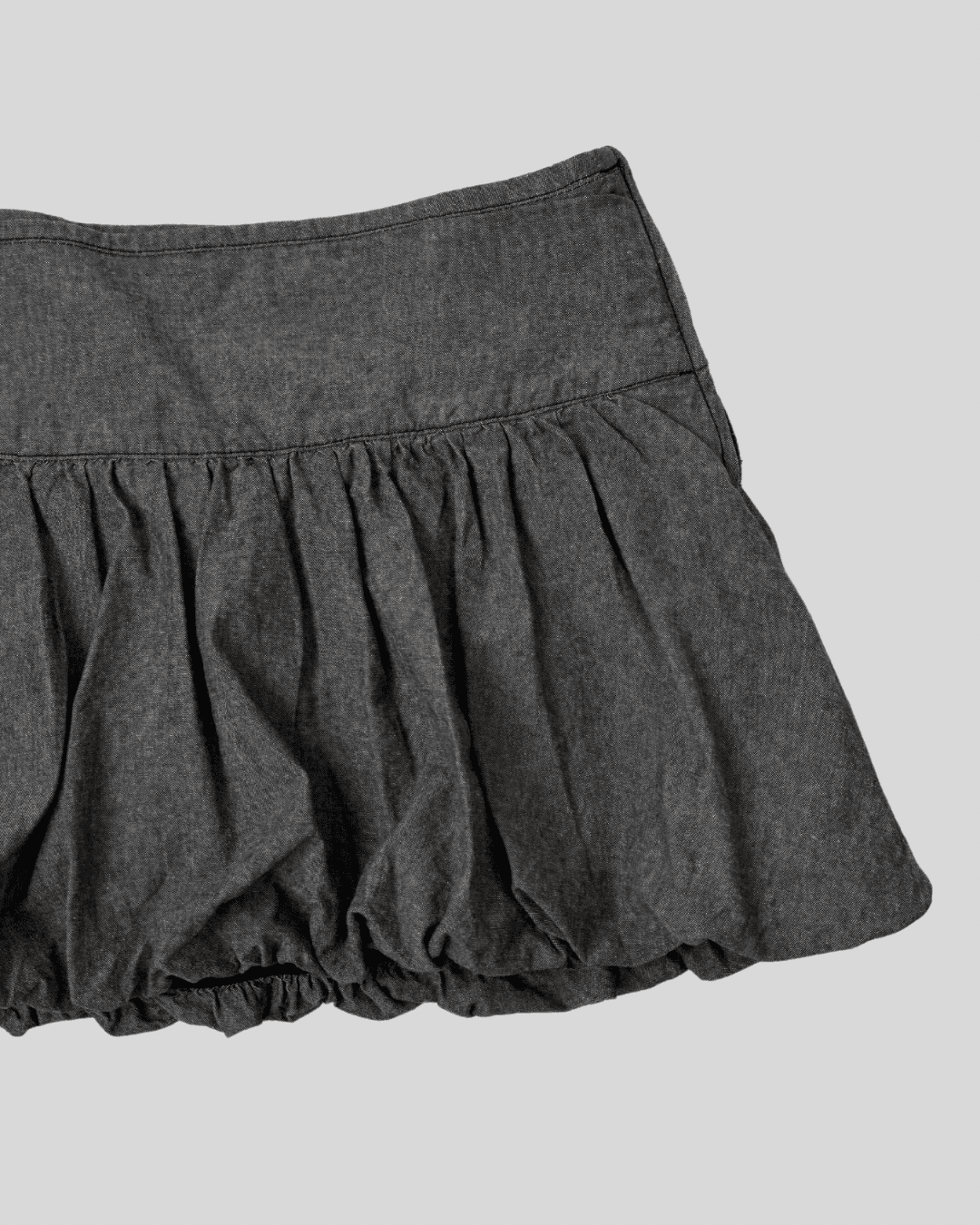 Gray Balloon Skirt