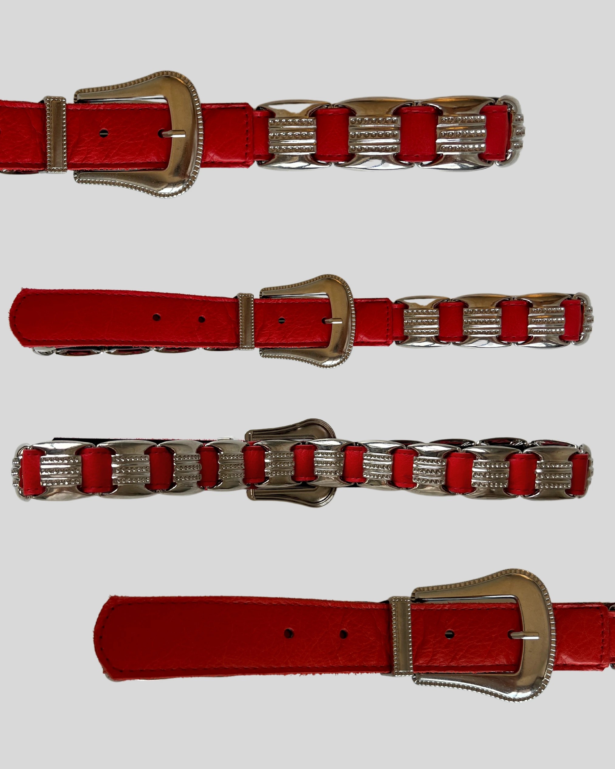 Red Leather Belt