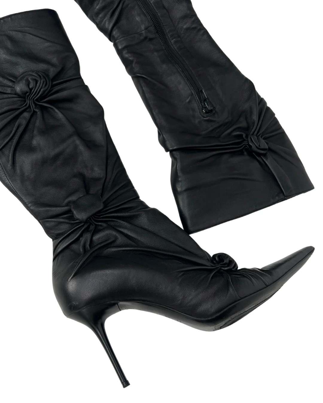 Les Tropeziennes Drawstring Black Boots