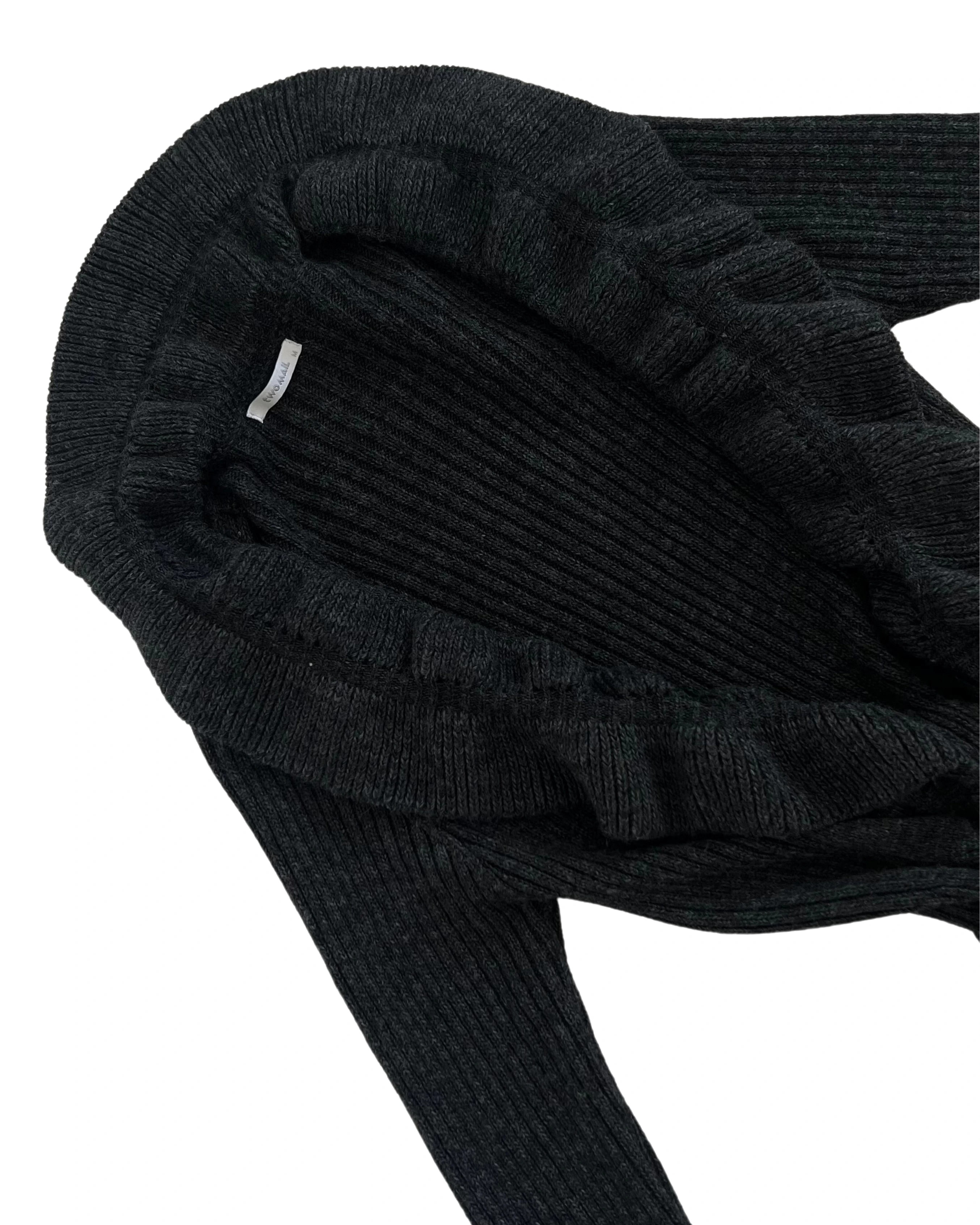 Ruffle Detailed Cardigan