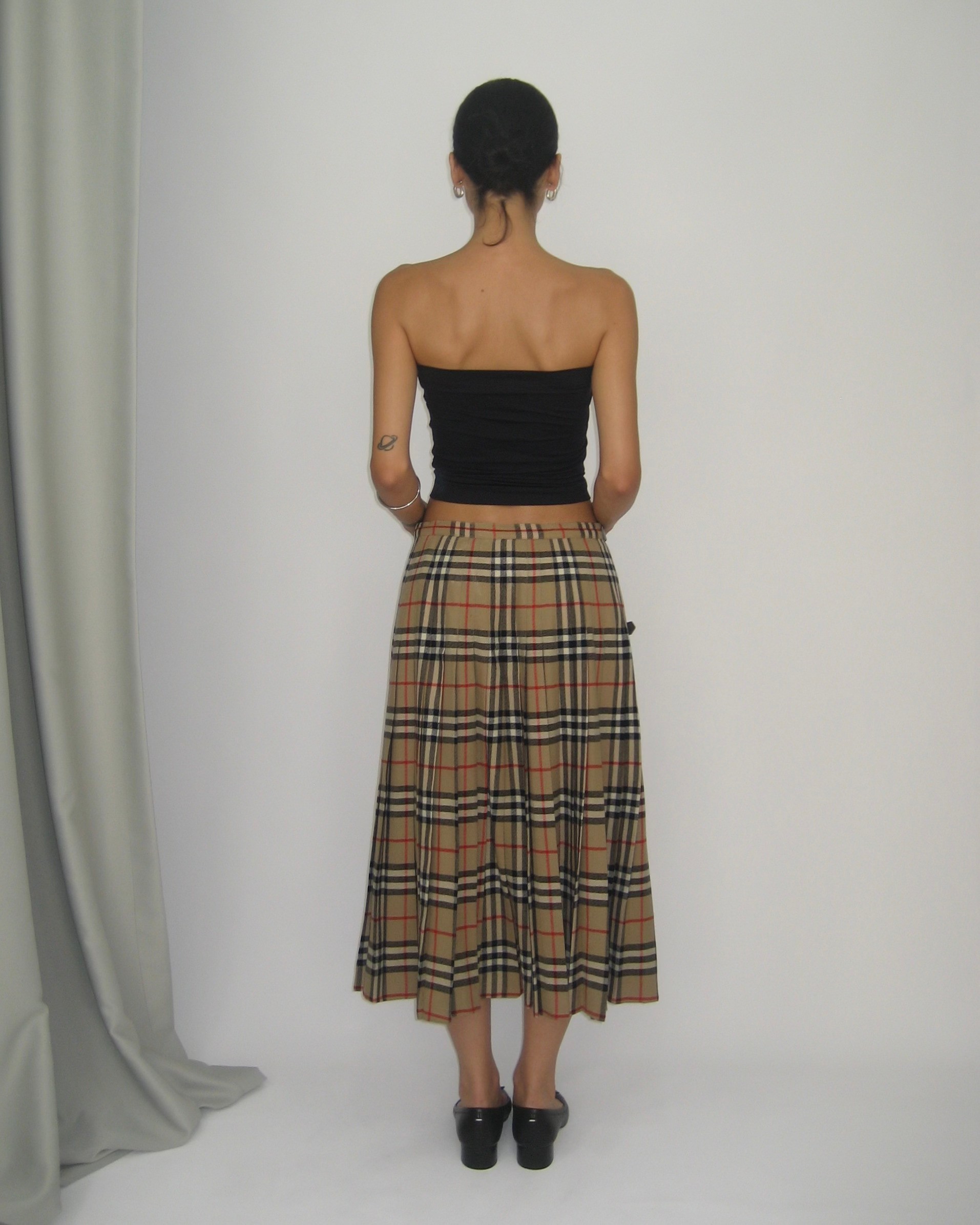 Burberry Pleated Skirt