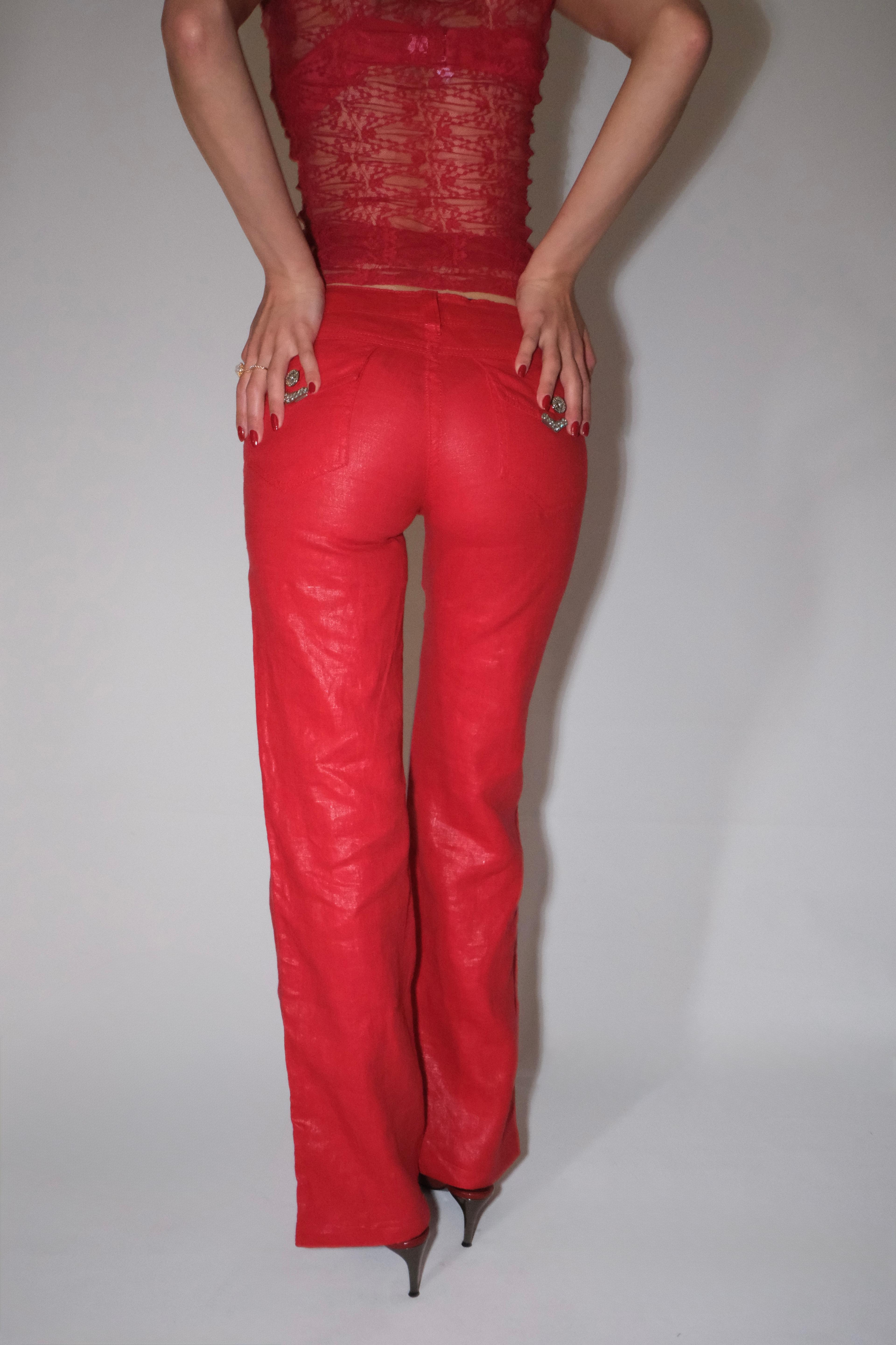 Victoria Beckham Keten Pantolon