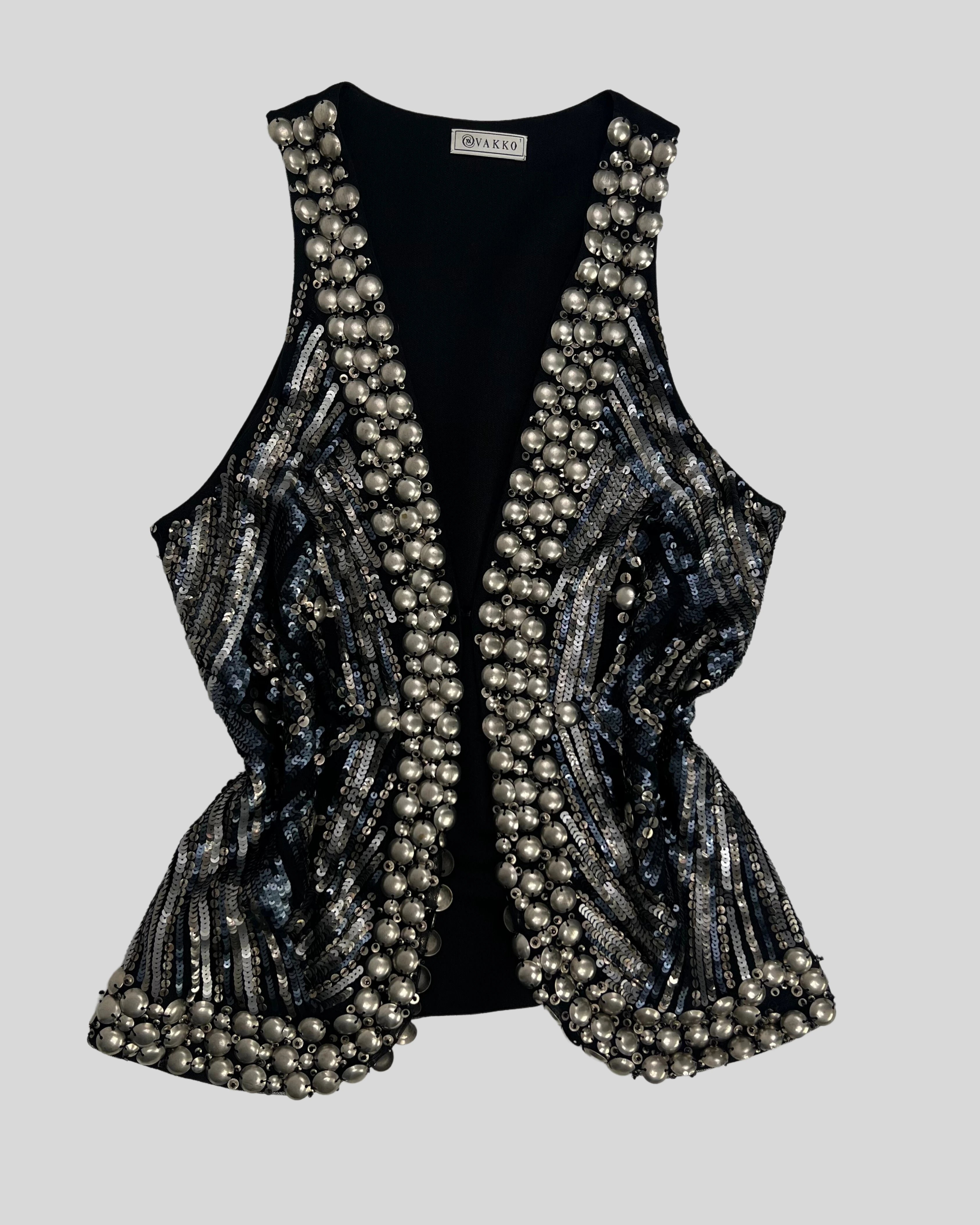 Sequin Detailed Vest