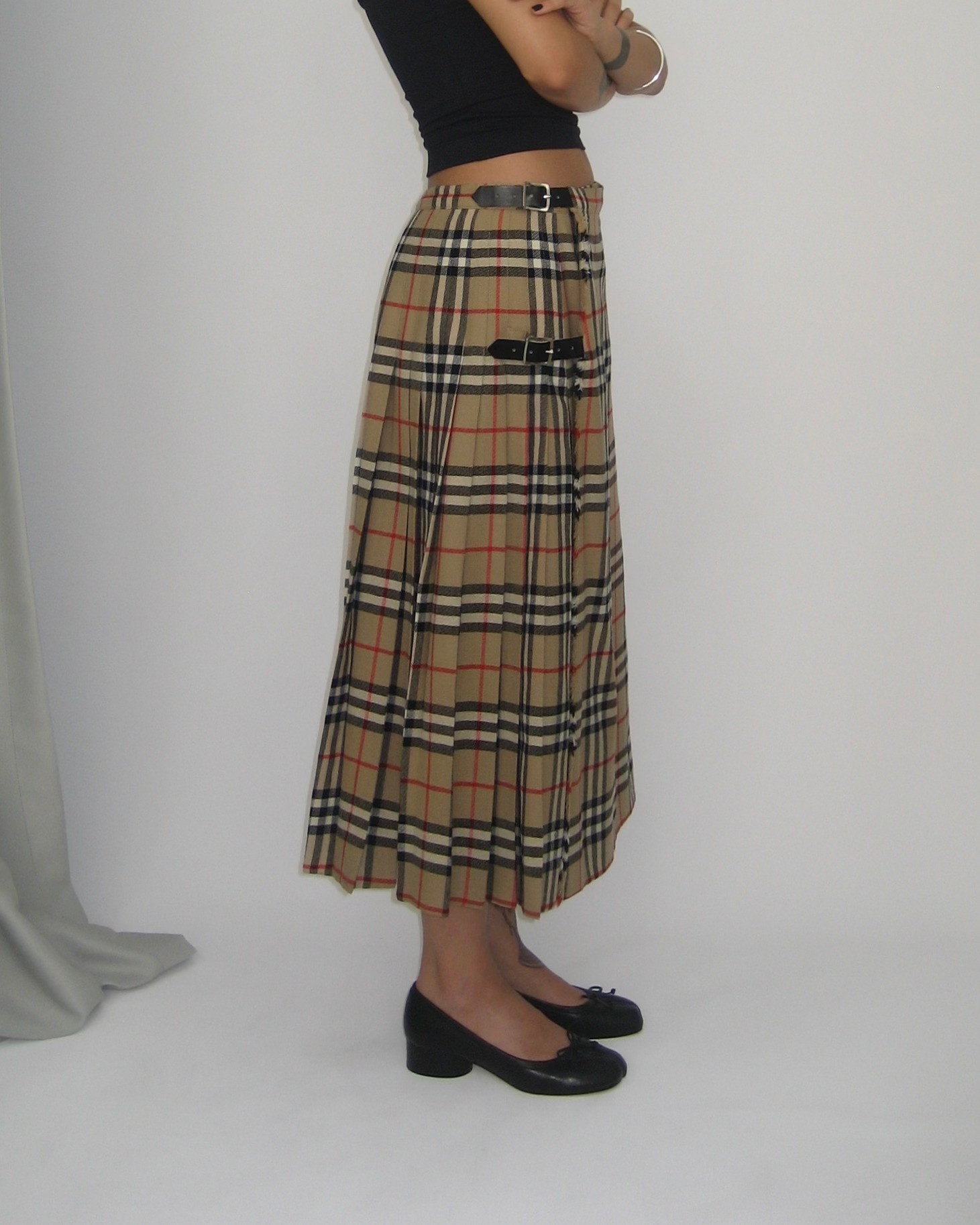 Burberry Pleated Skirt