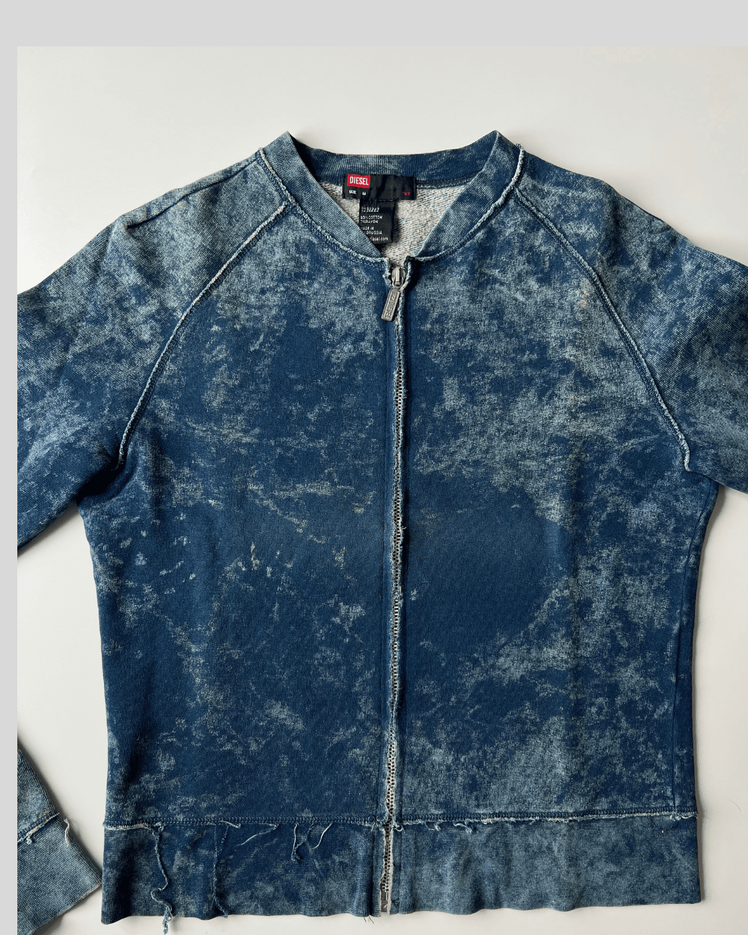 Diesel Cardigan with Wash Effect