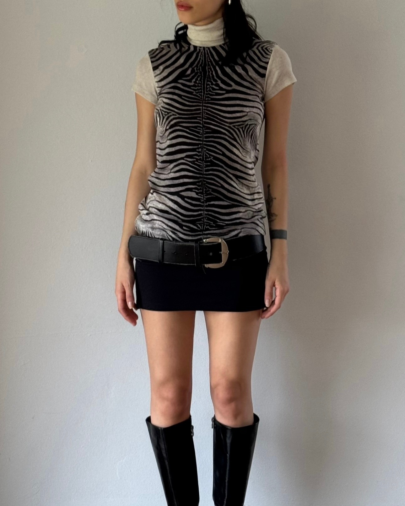 Zebra Print Blouse