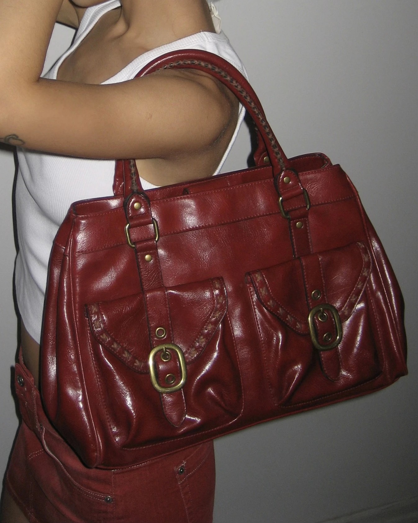 Vintage Red Handbag