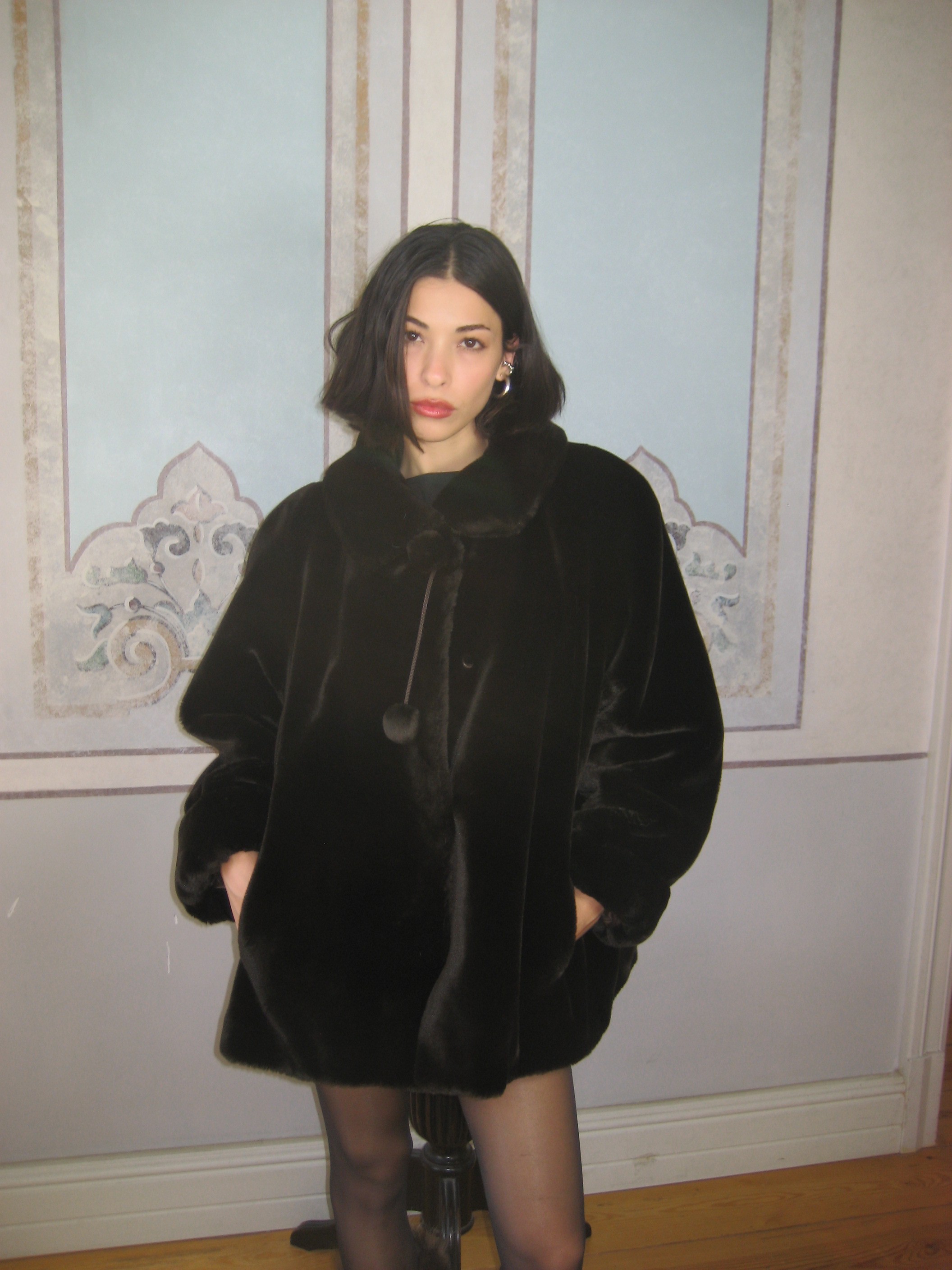 Short Faux Fur Coat