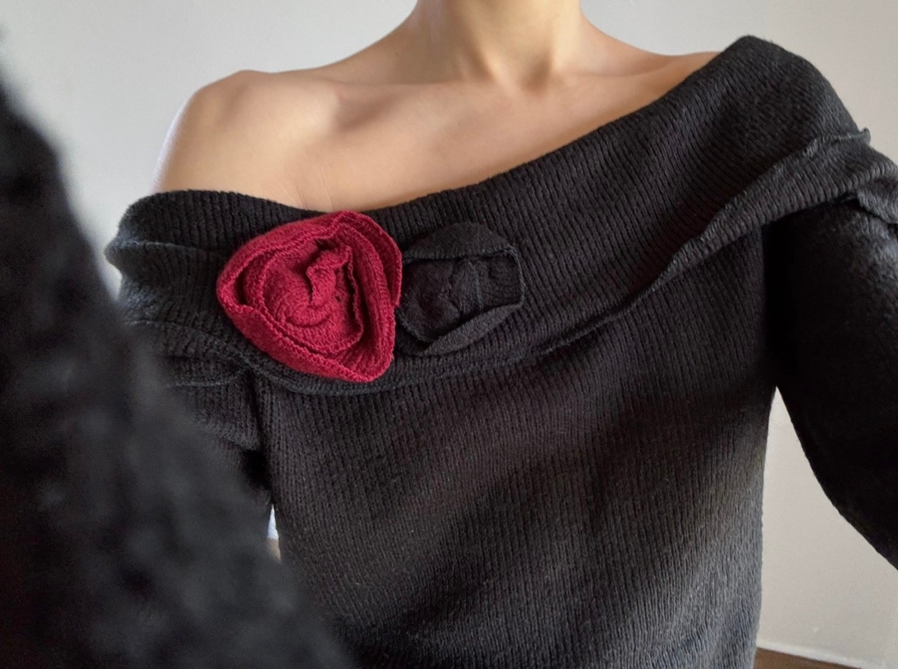 Low Shoulder Sweater