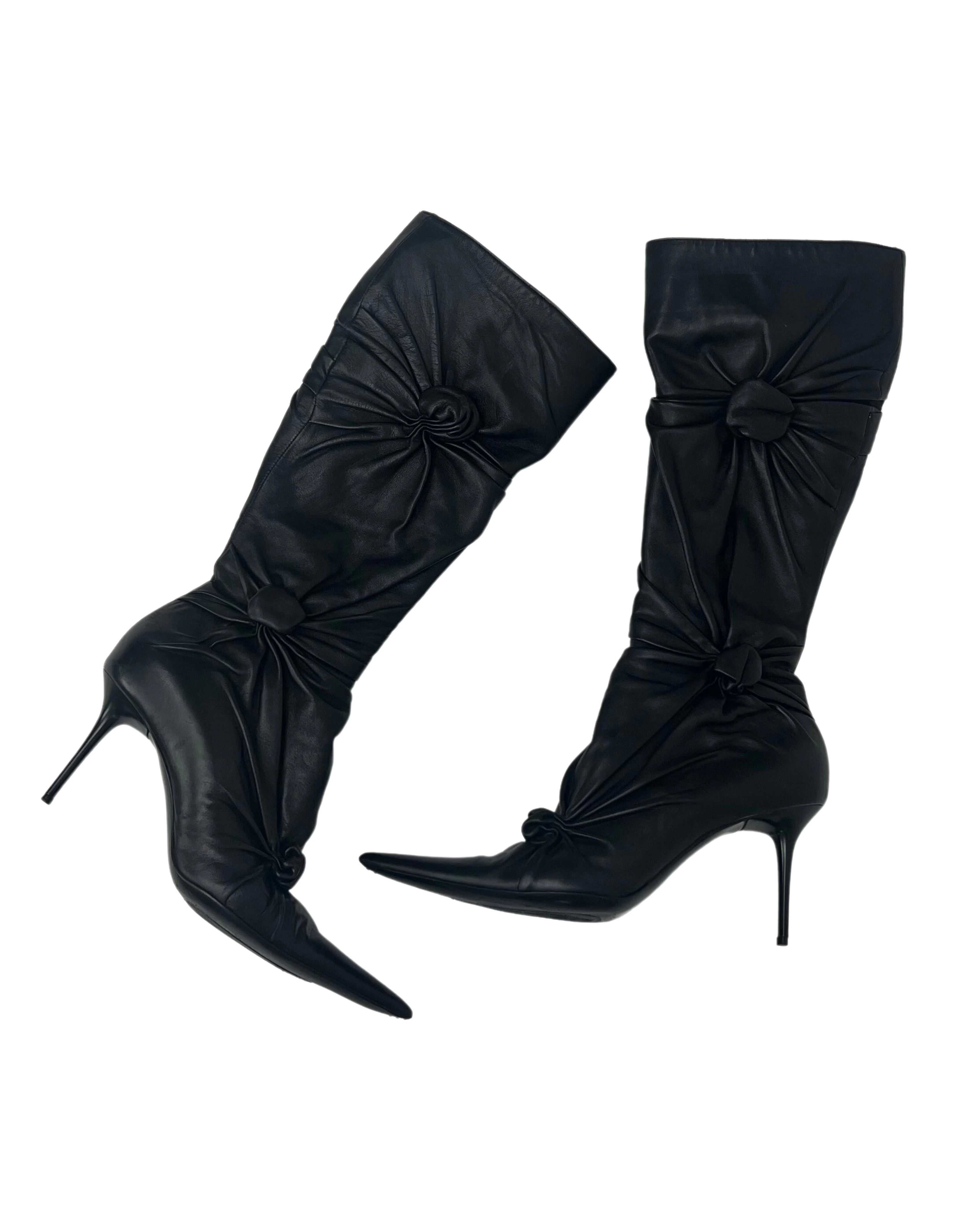 Les Tropeziennes Drawstring Black Boots