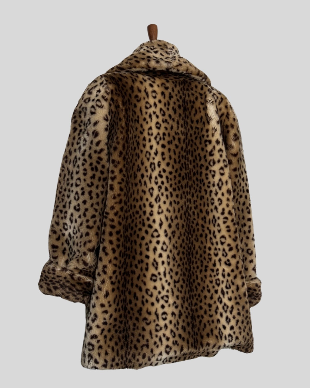 Leopard Faux Fur Coat