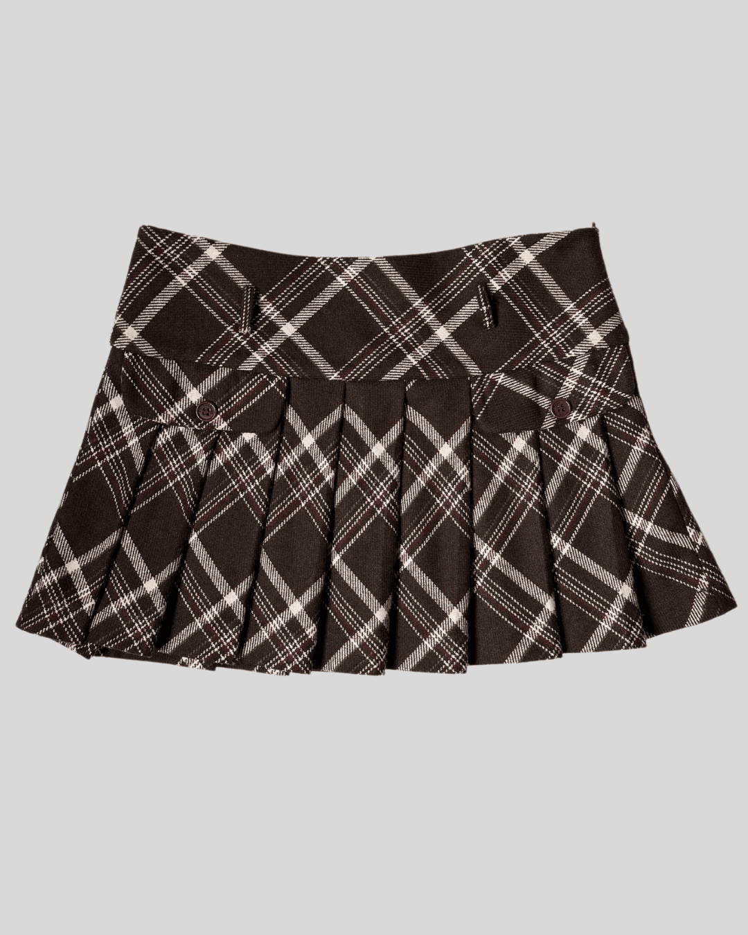 Pleated Mini Skirt