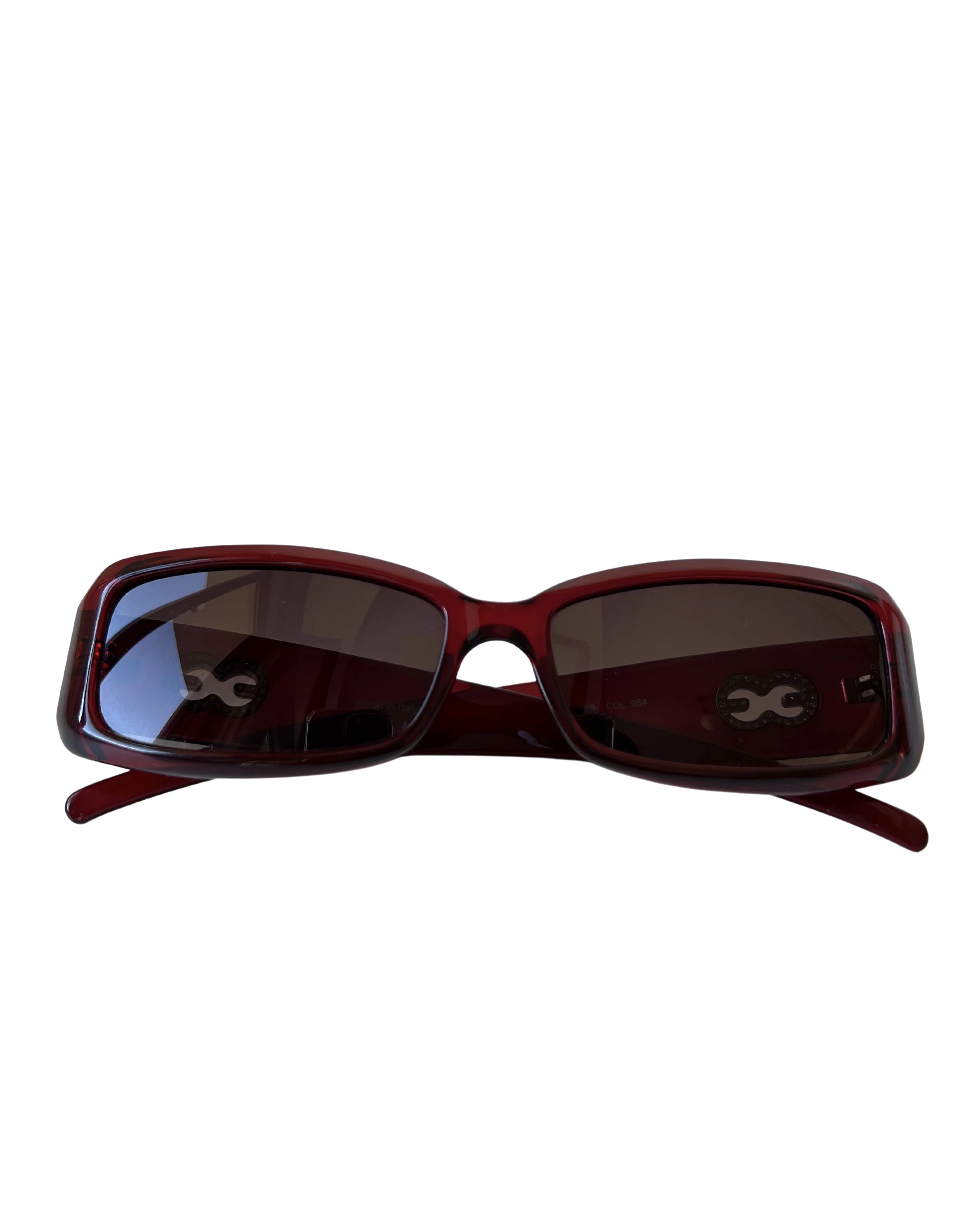 Escada Red Frame Sunglasses