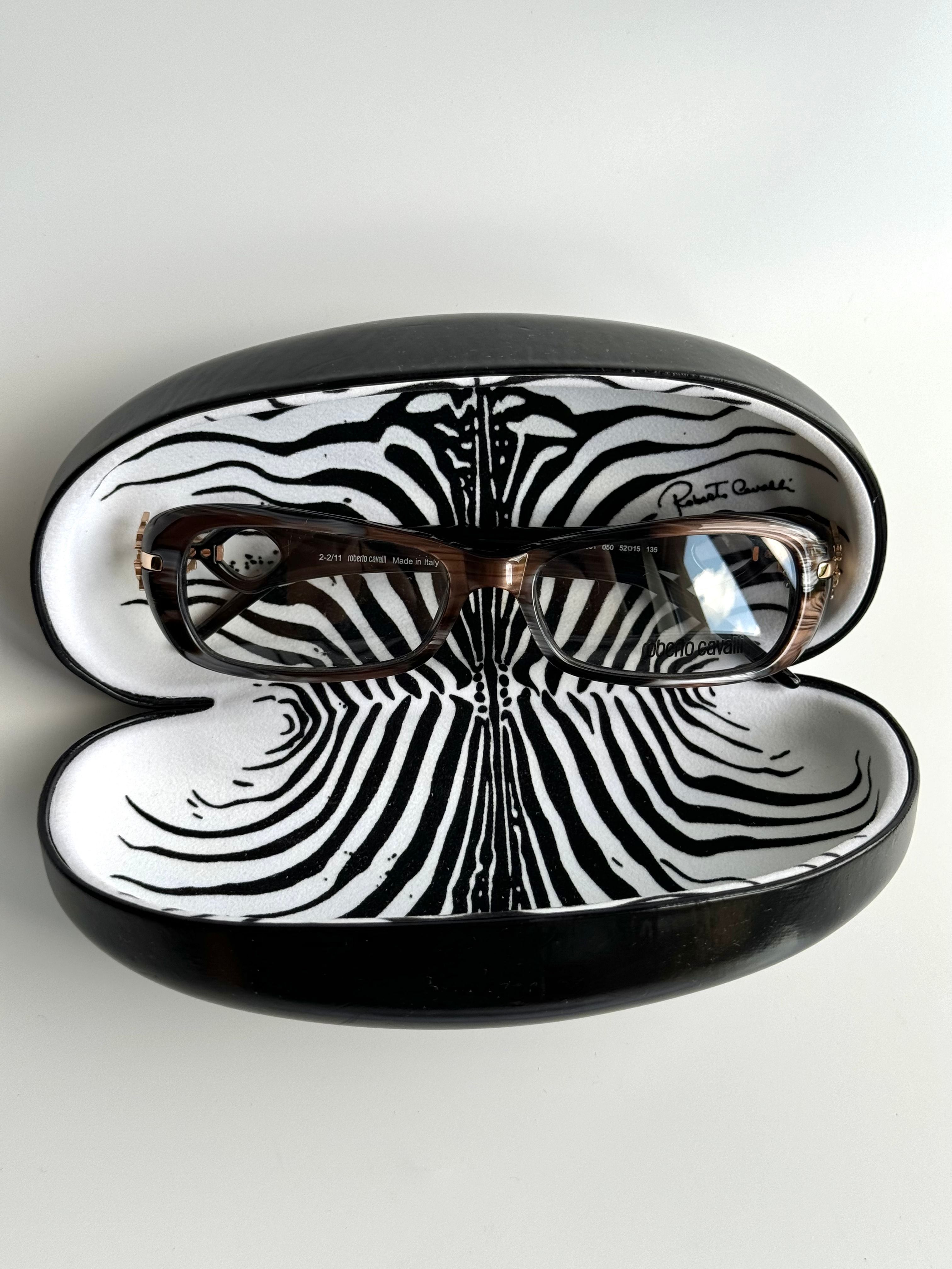 Roberto Cavalli Black Vintage Glasses