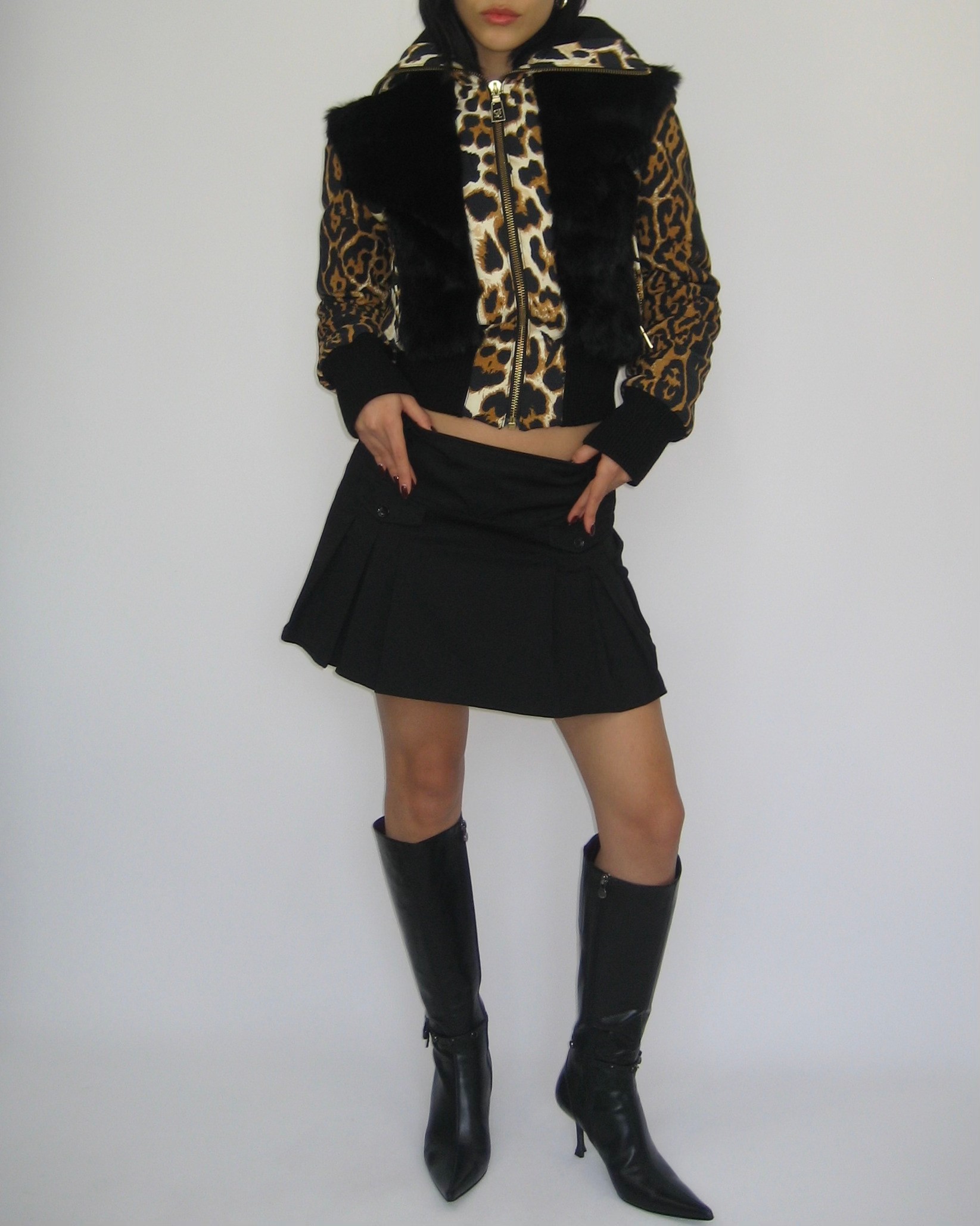 Leopard Print Coat