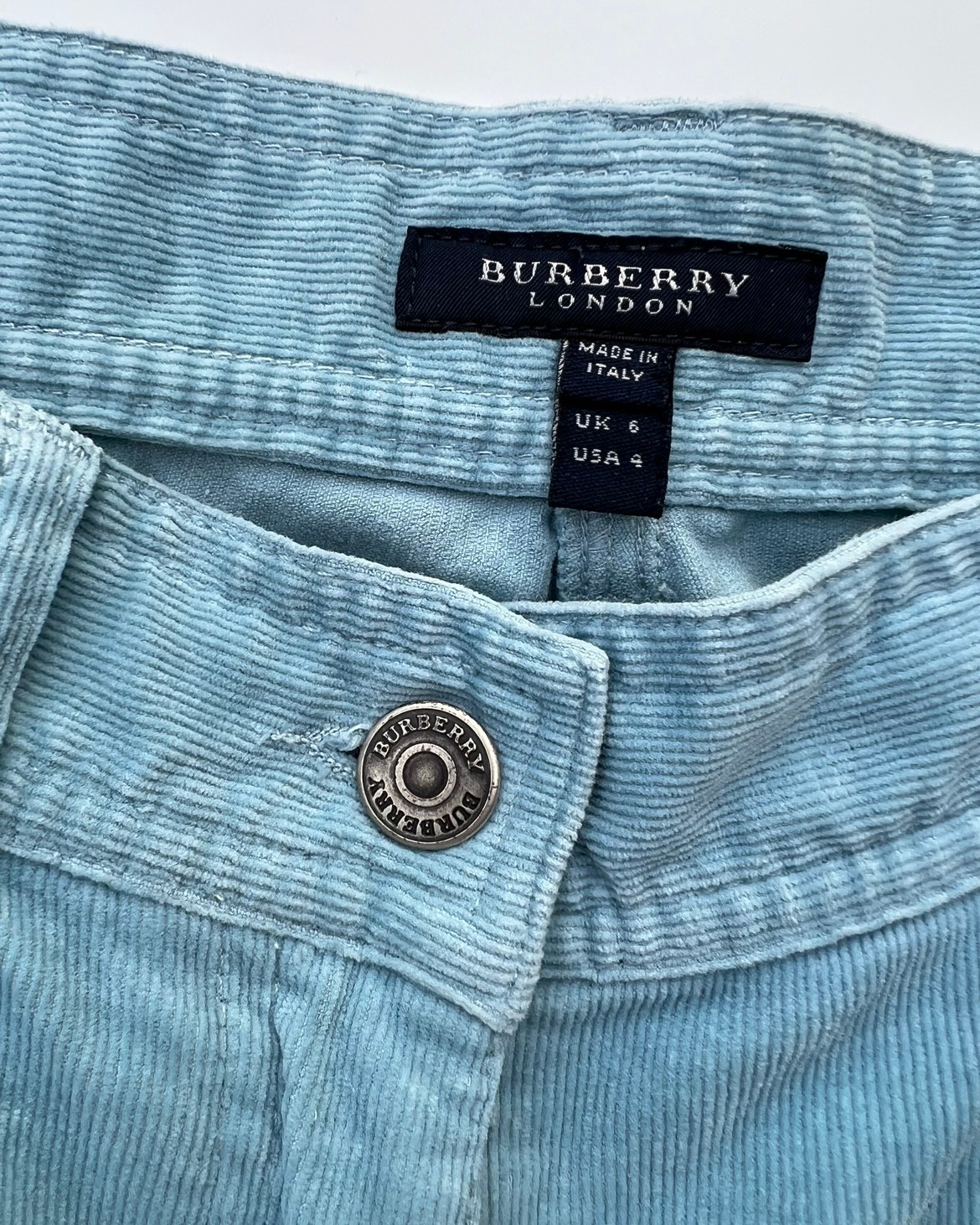 Burberry Vintage Kadife Pantolon