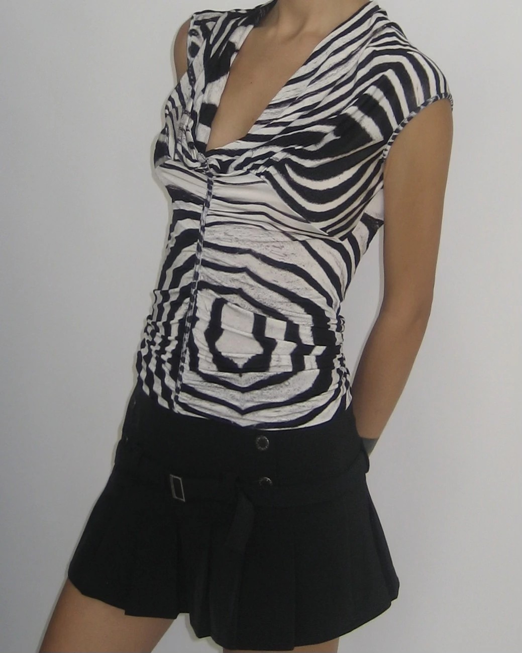 Zebra Print Roberto Cavalli Blouse