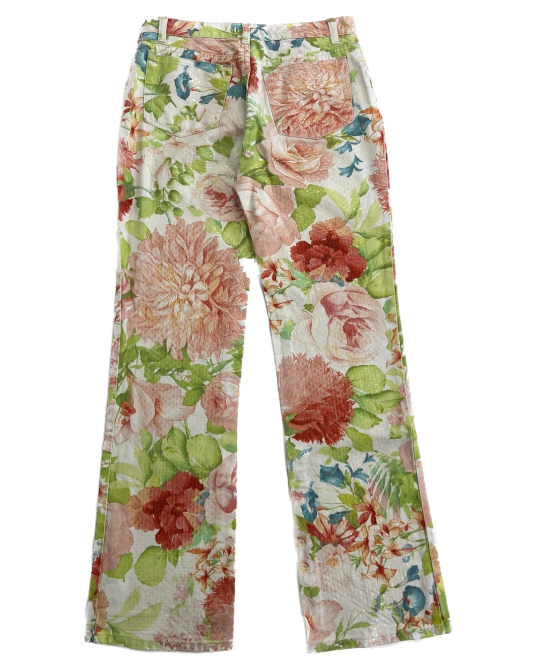 Roberto Cavalli Floral Print Trousers