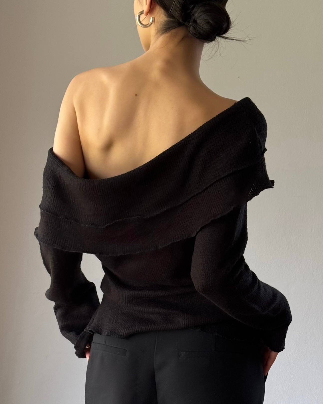 Low Shoulder Sweater