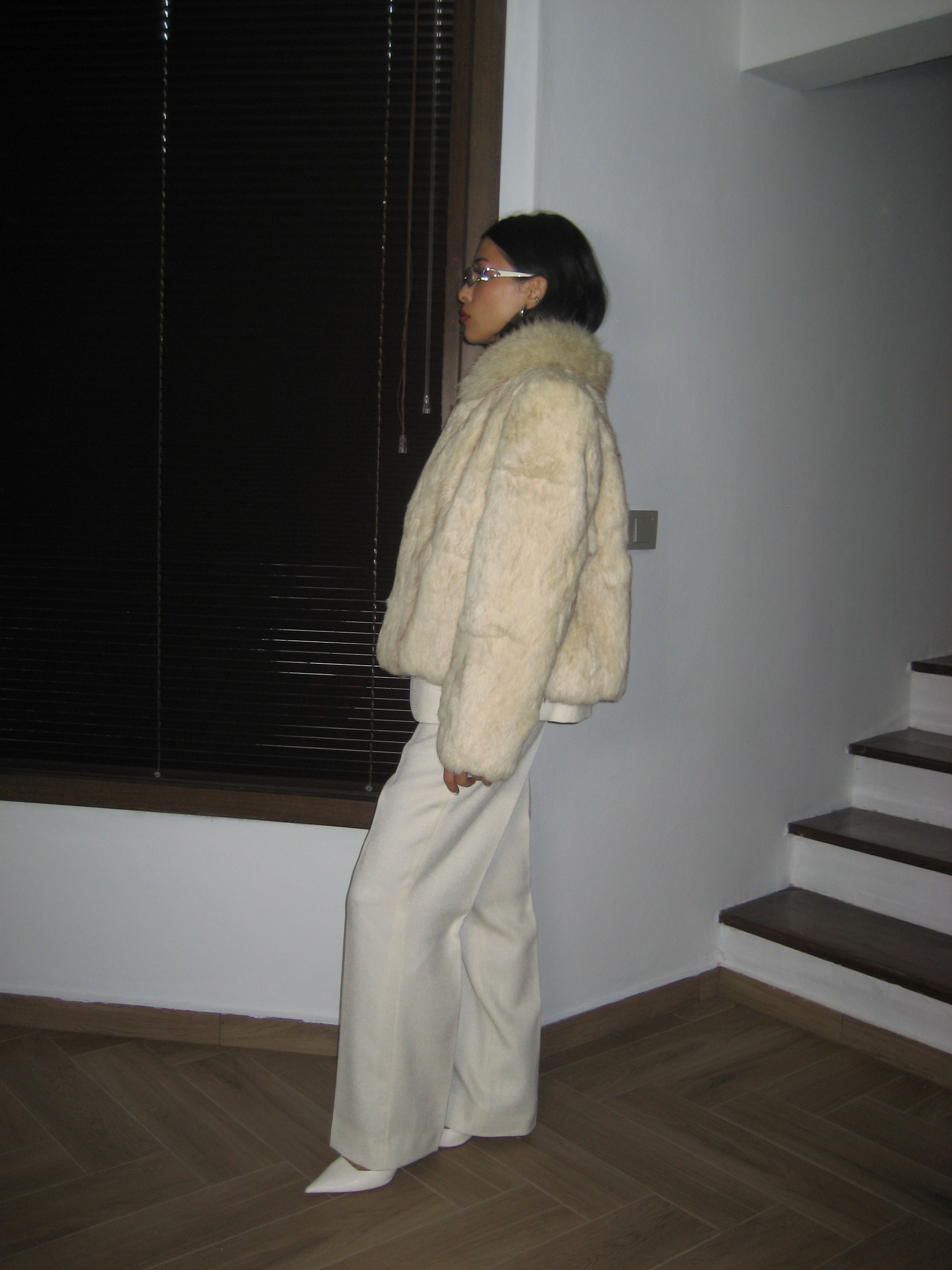 Vintage Rabbit Fur Coat