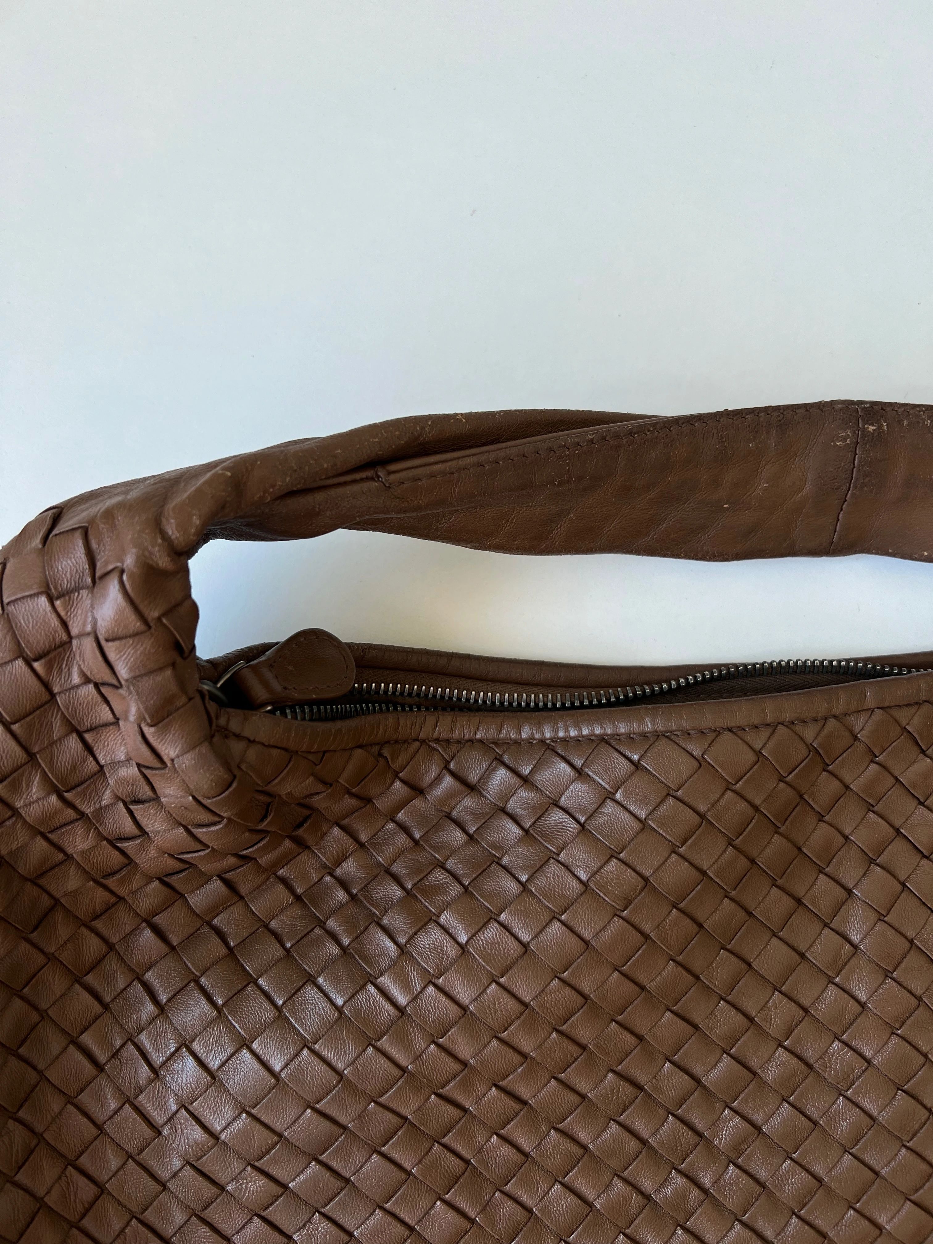 Bottega Veneta Intrecciato Leather Hobo Bag