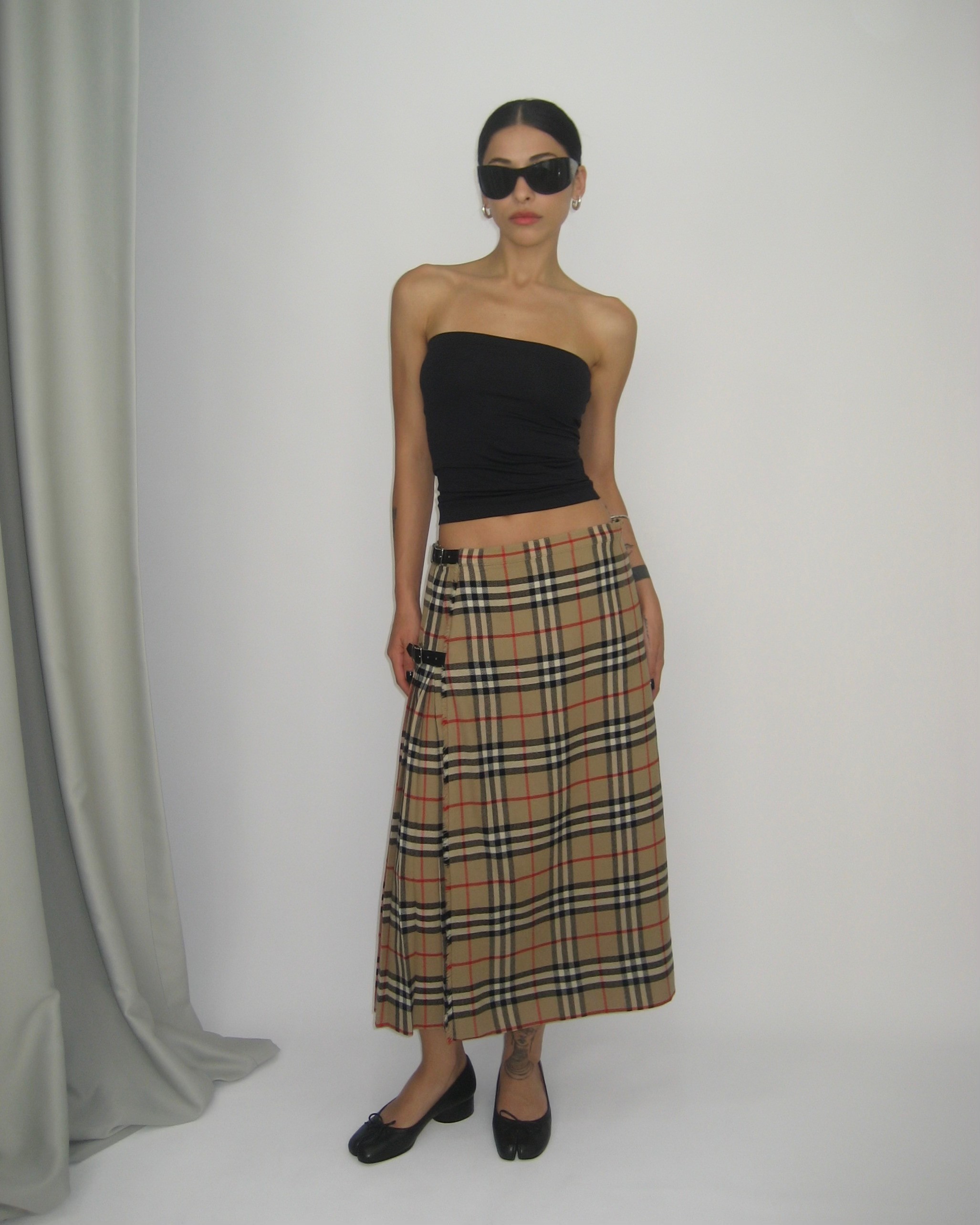 Burberry Pleated Skirt