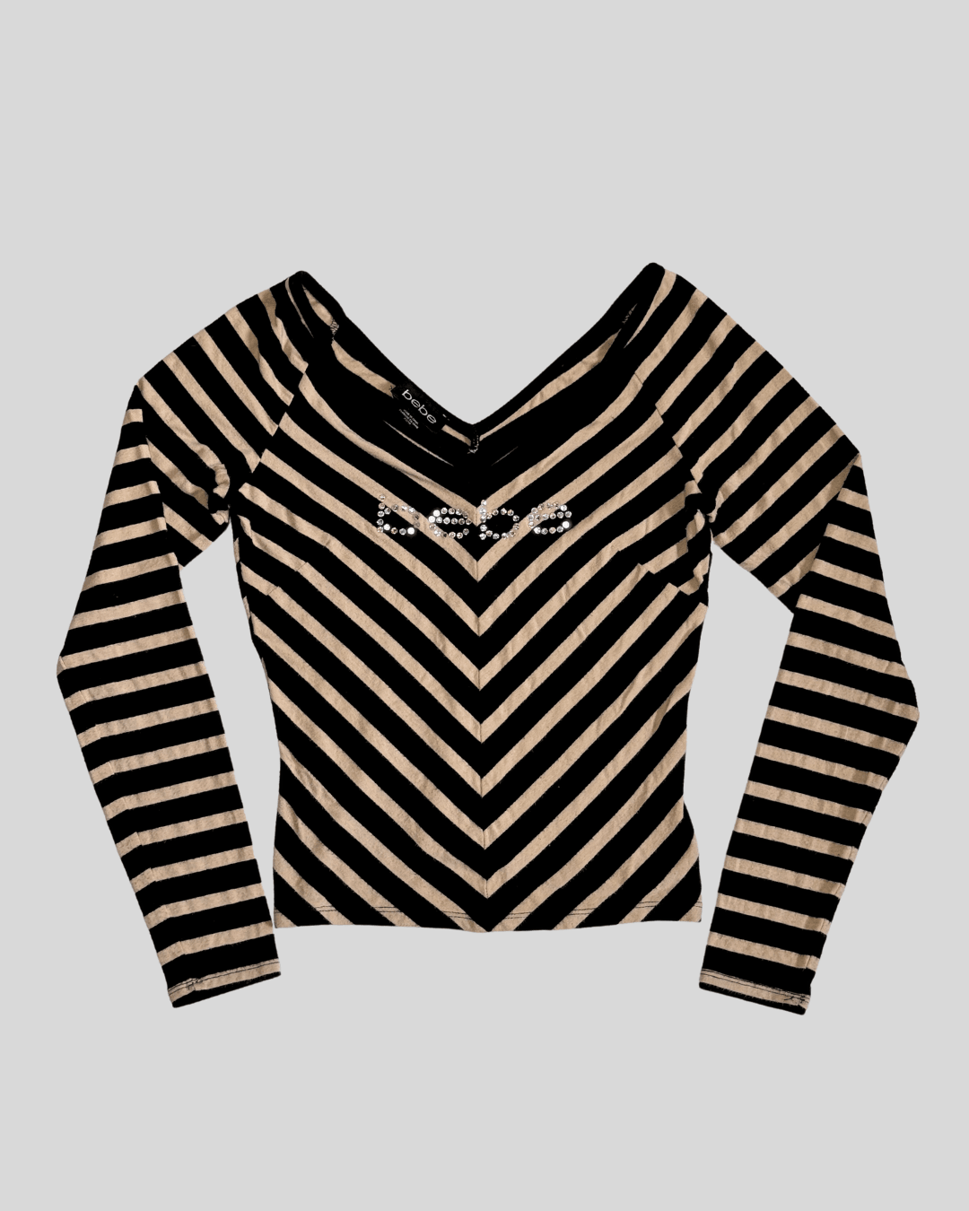 Bebe Striped Blouse