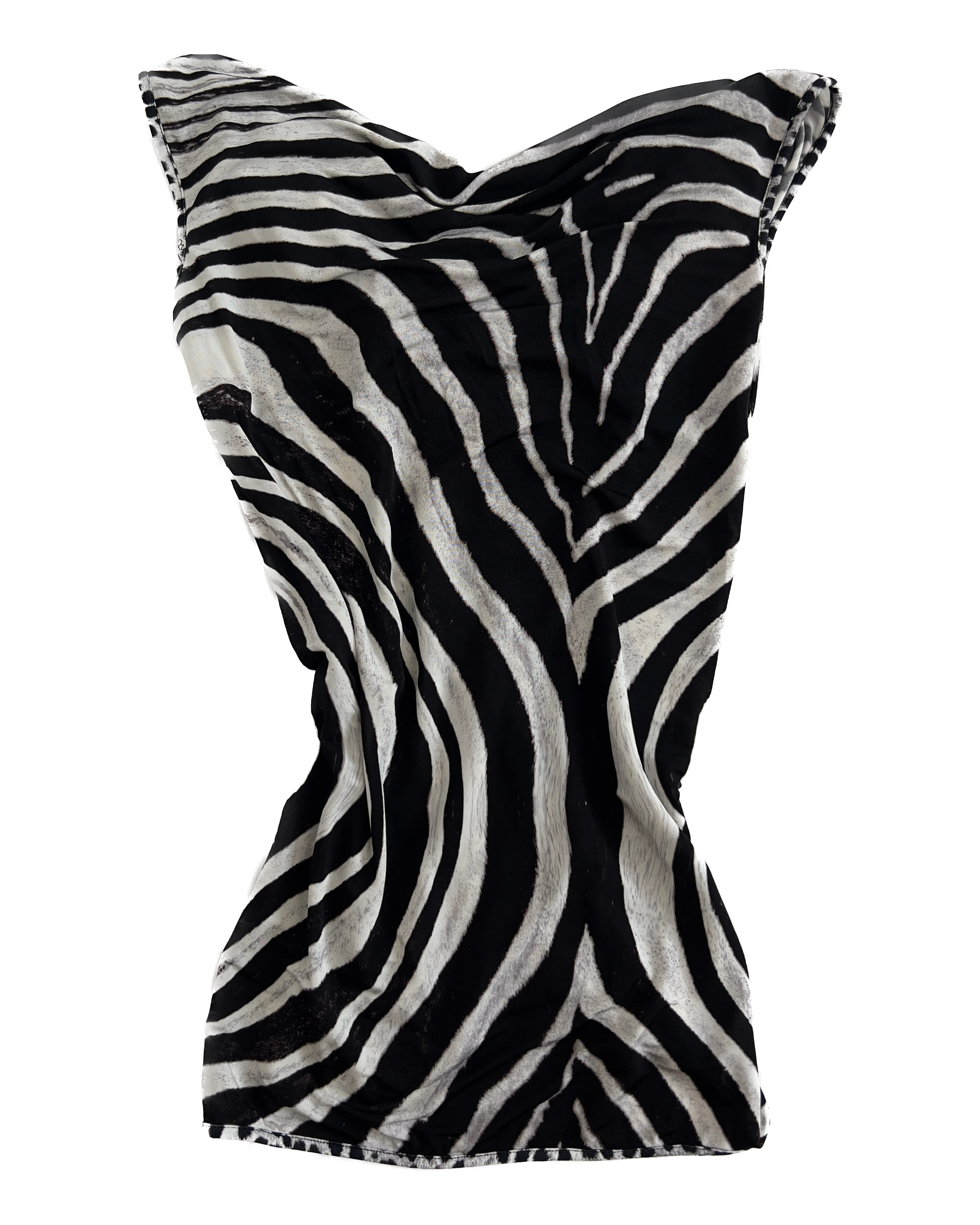 Zebra Desenli Roberto Cavalli Bluz